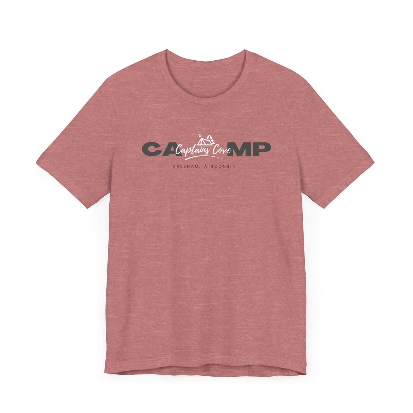 Gray & White Logo- Unisex Jersey Short Sleeve Tee