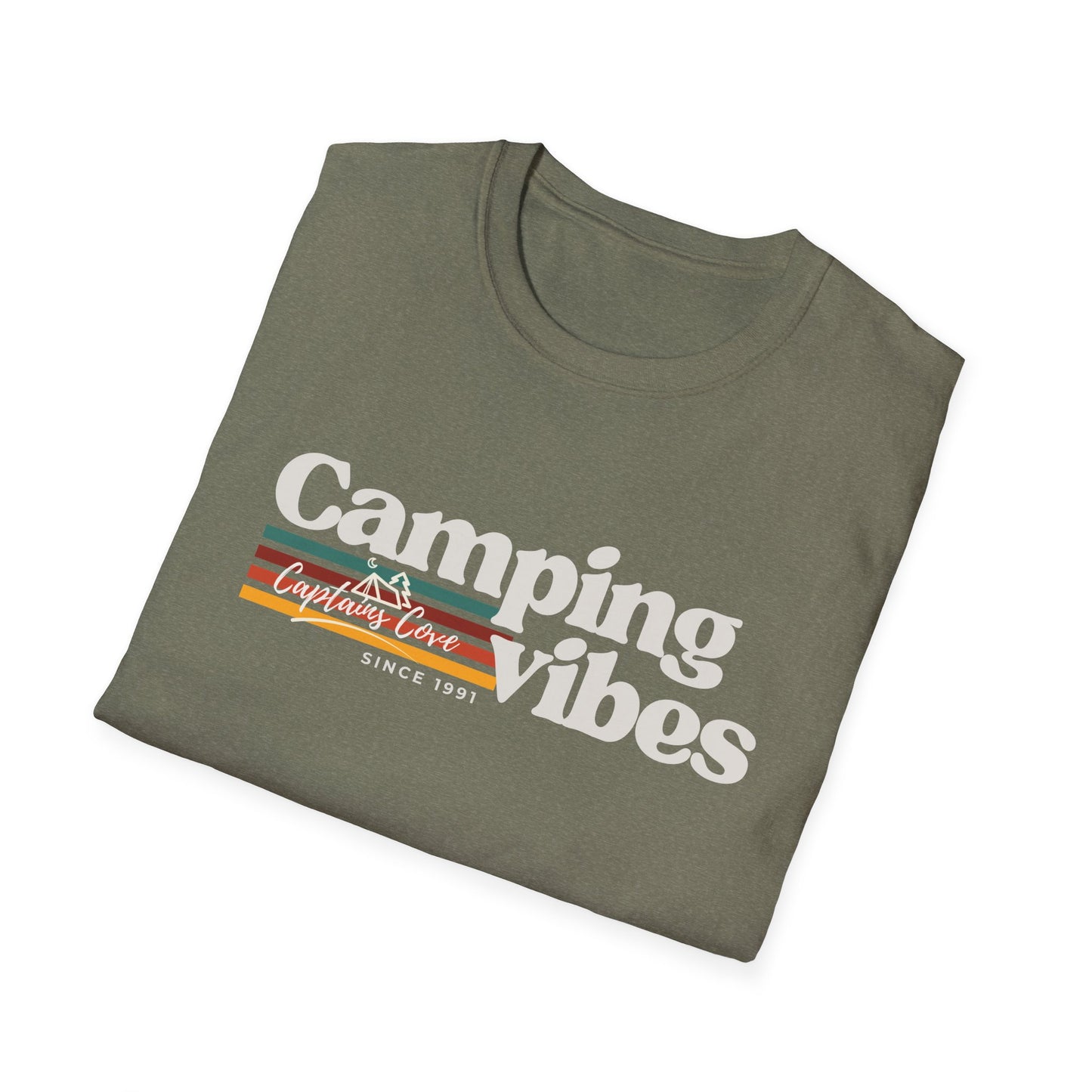 Camping Vibes Unisex Softstyle T-Shirt