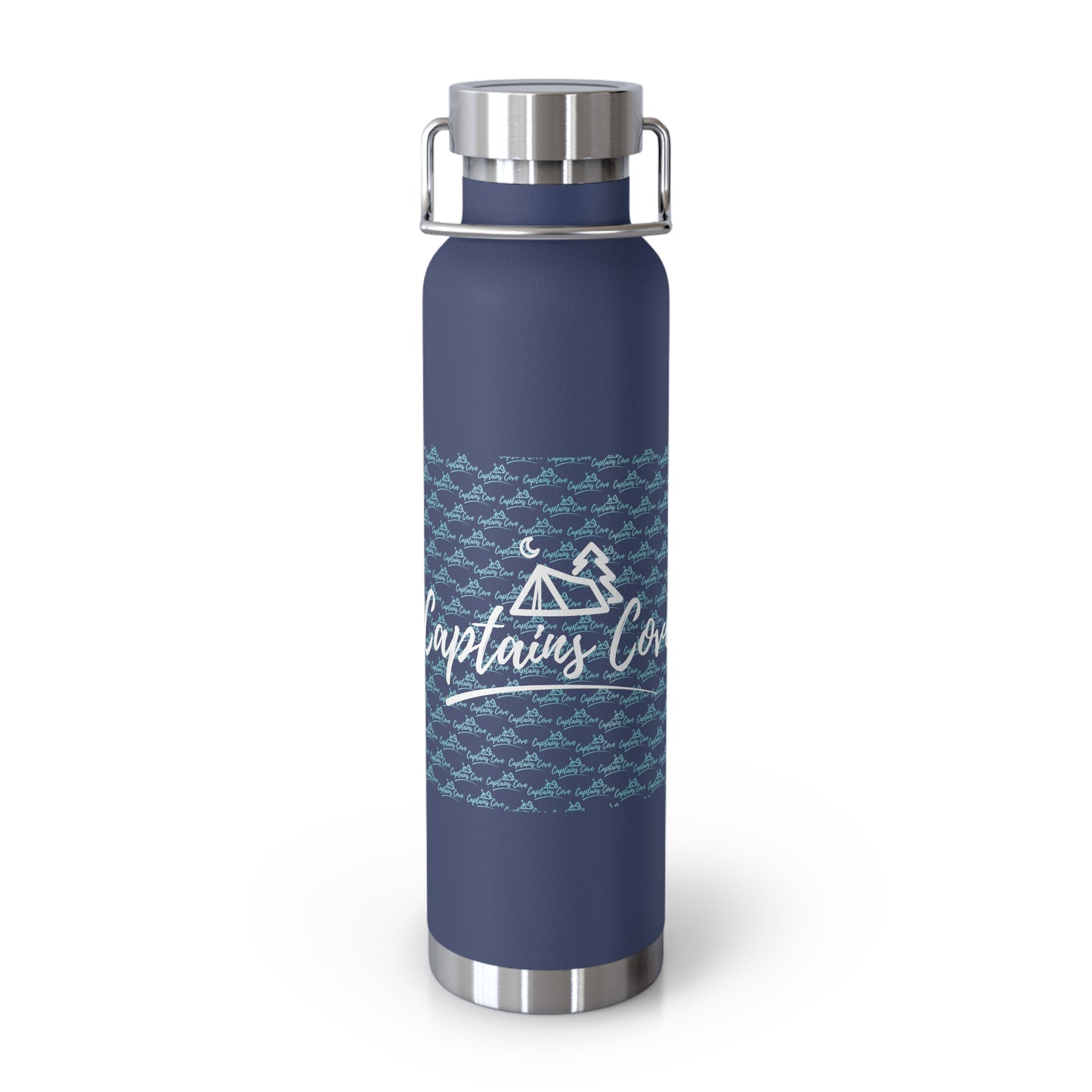 Cove Logo Copper Vacuum Insulated Bottle, 22oz