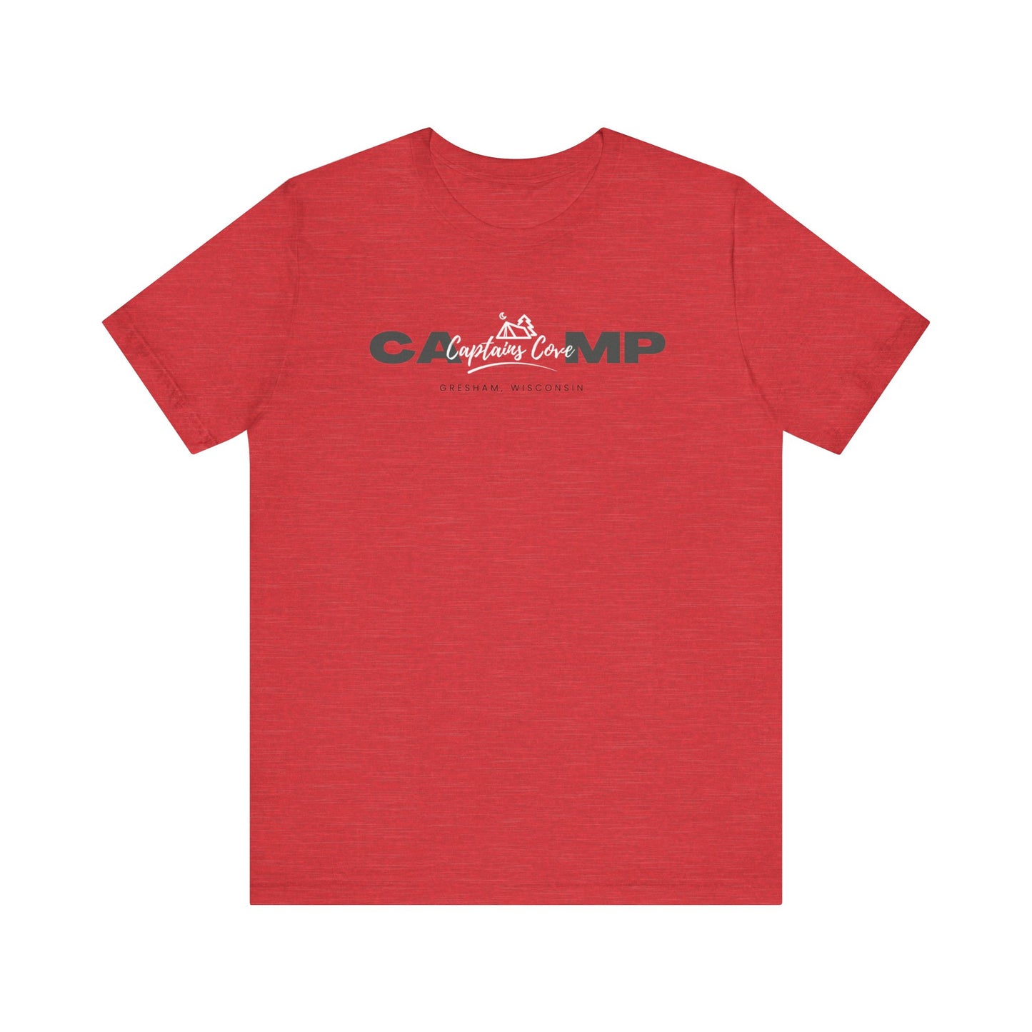 Gray & White Logo- Unisex Jersey Short Sleeve Tee