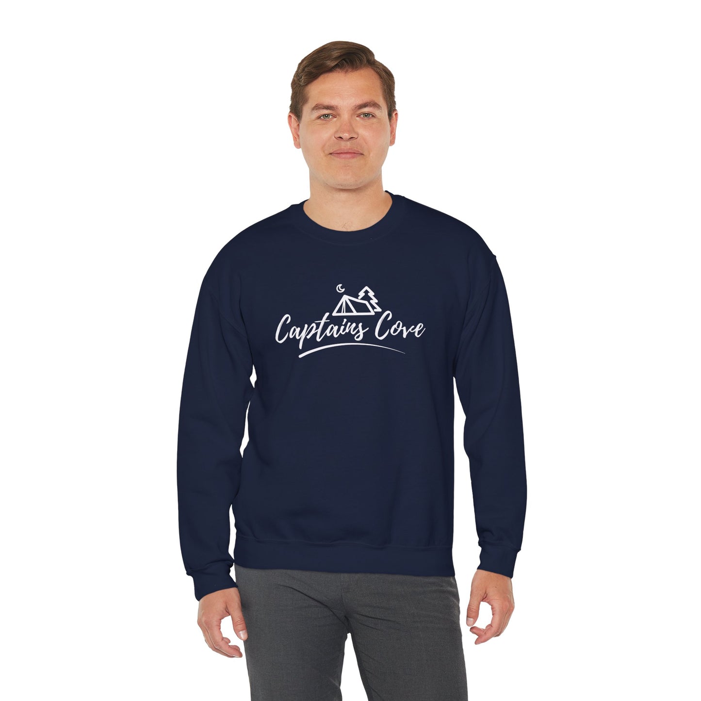 Classic Logo (White) Unisex Heavy Blend™ Crewneck Sweatshirt