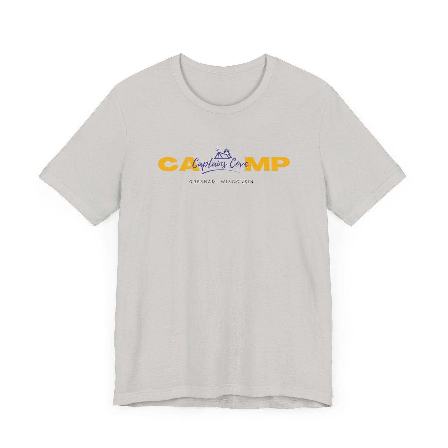 Yellow & Purple Logo - Unisex Jersey Short Sleeve Tee