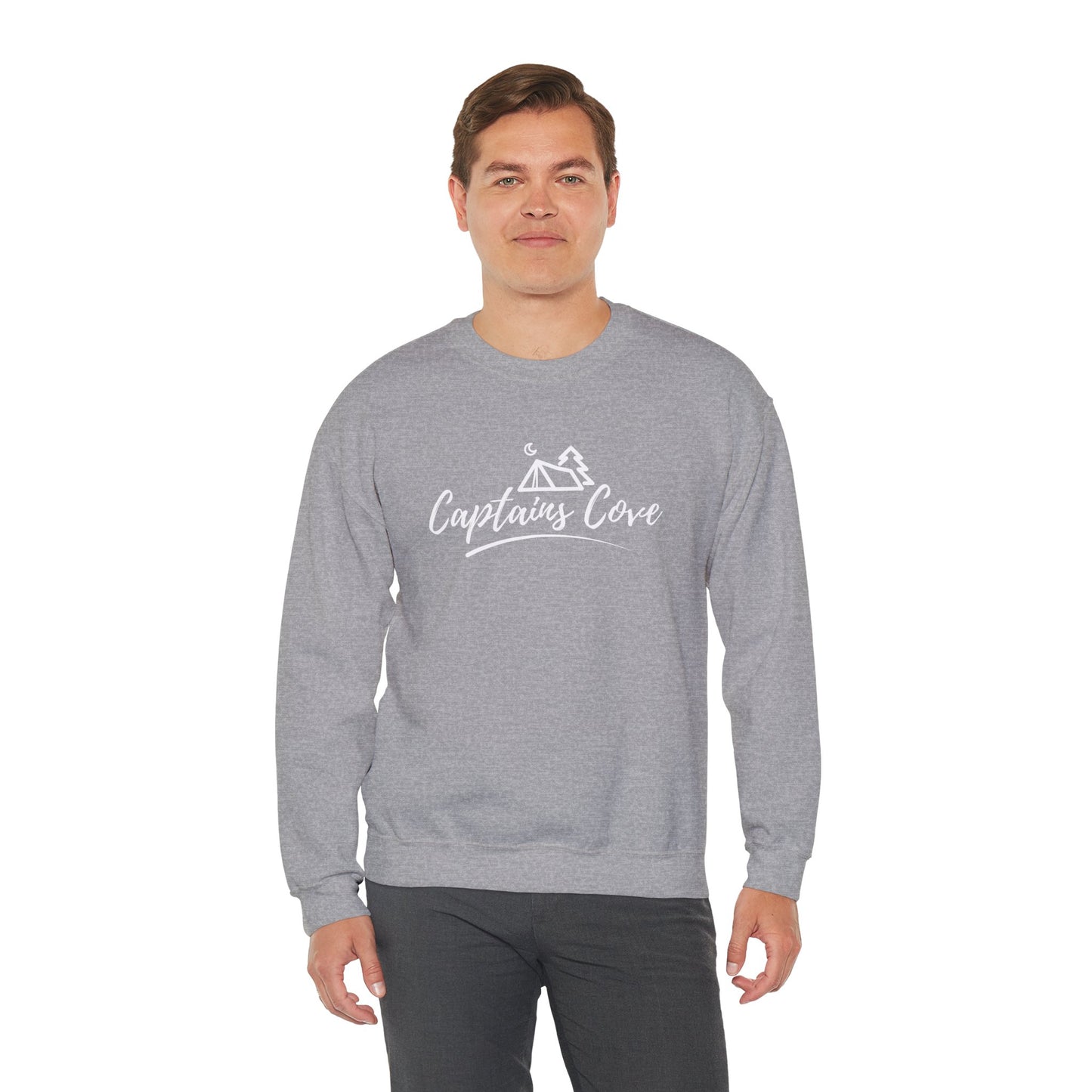 Classic Logo (White) Unisex Heavy Blend™ Crewneck Sweatshirt