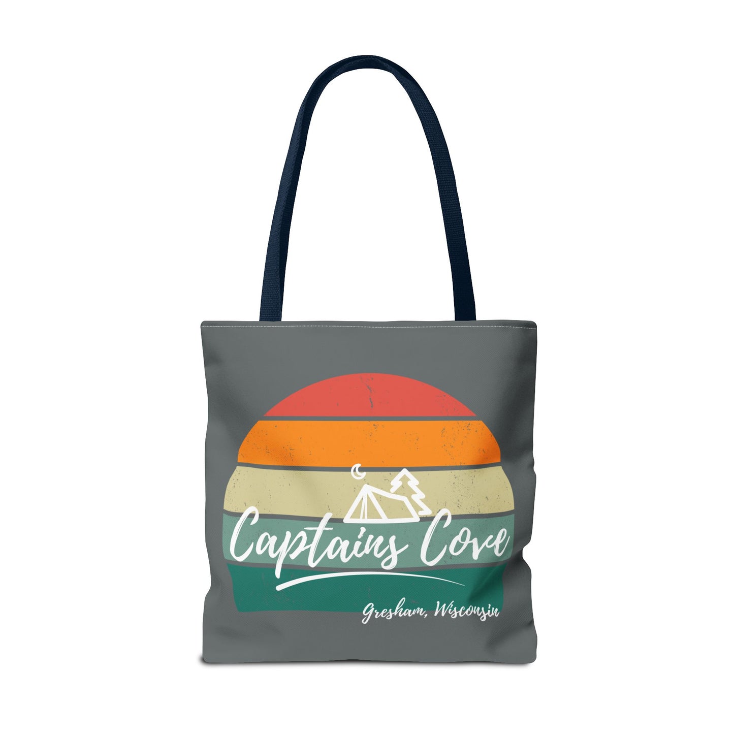 Gray Cove Tote Bag (AOP)