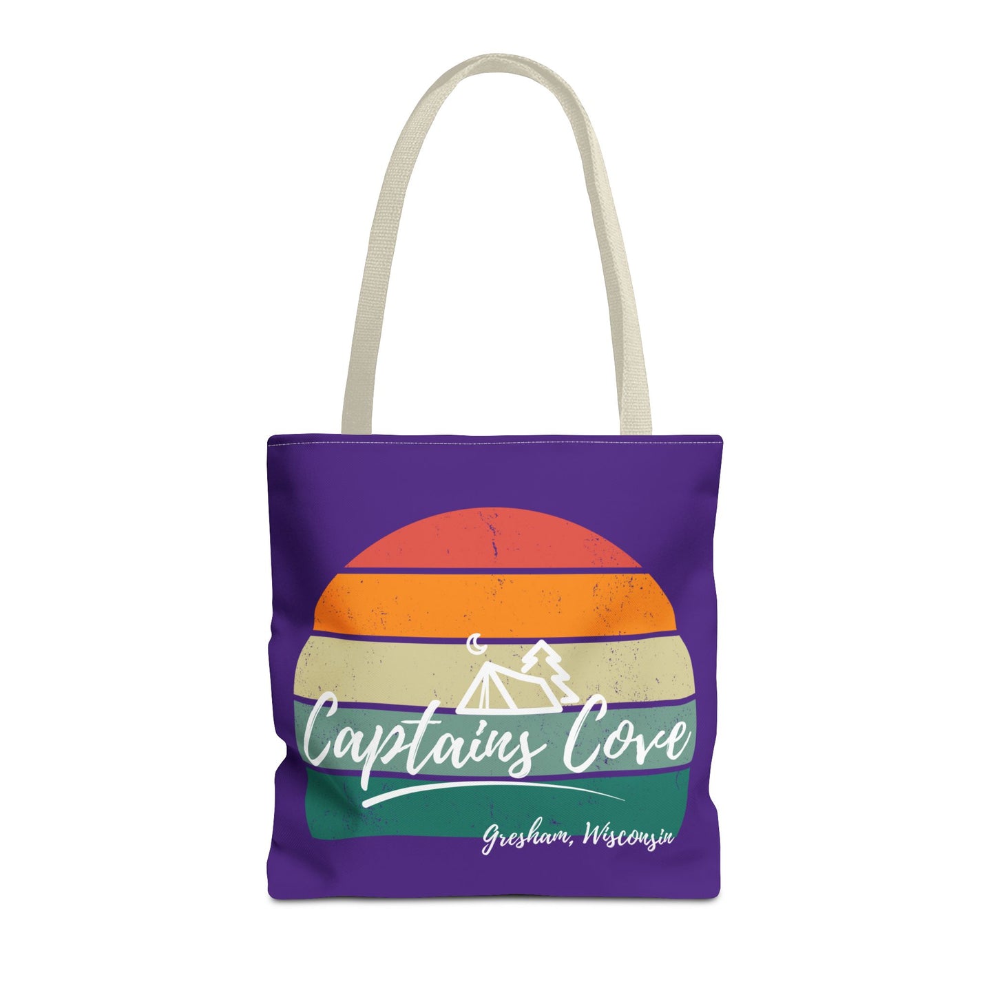Purple Cove Tote Bag (AOP)