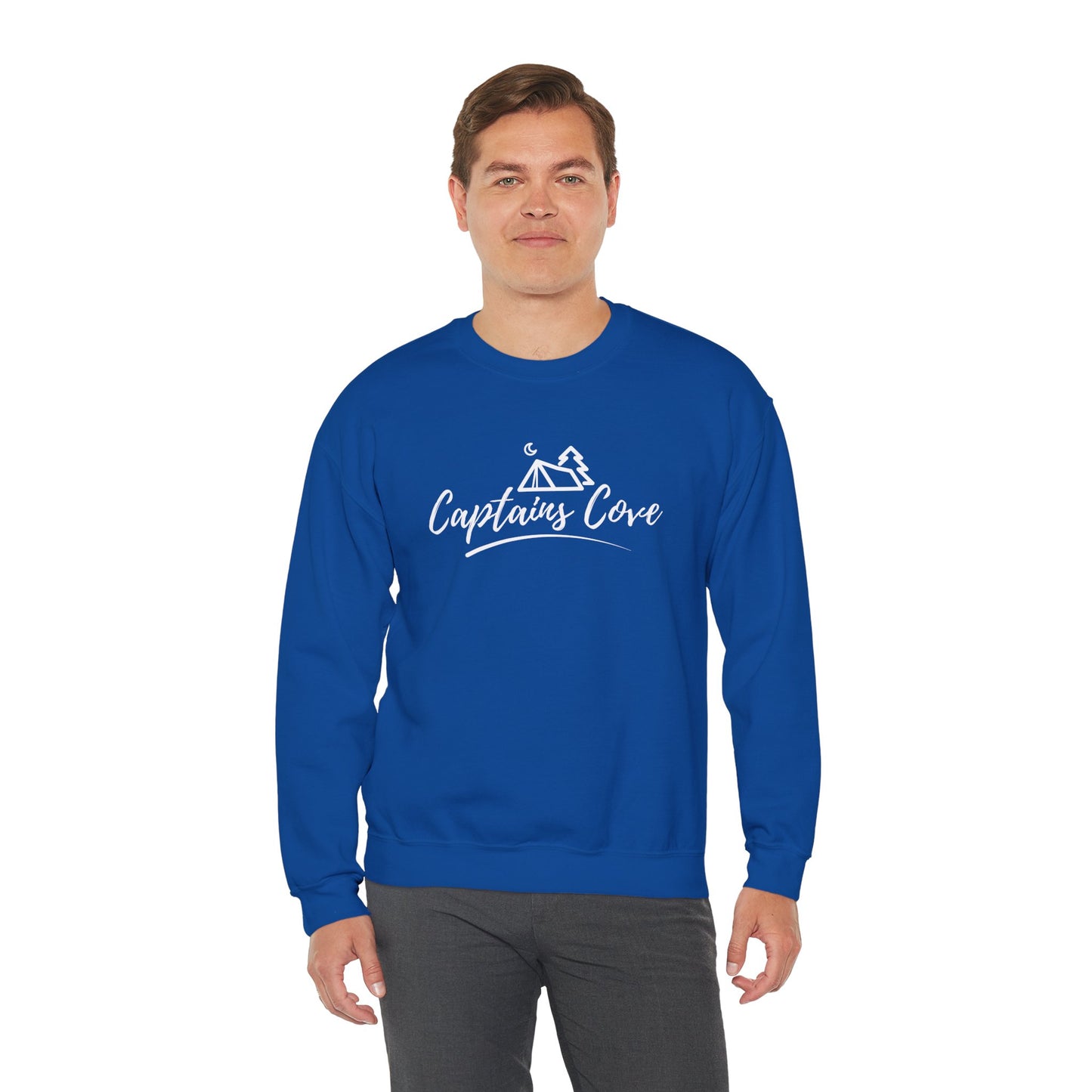 Classic Logo (White) Unisex Heavy Blend™ Crewneck Sweatshirt
