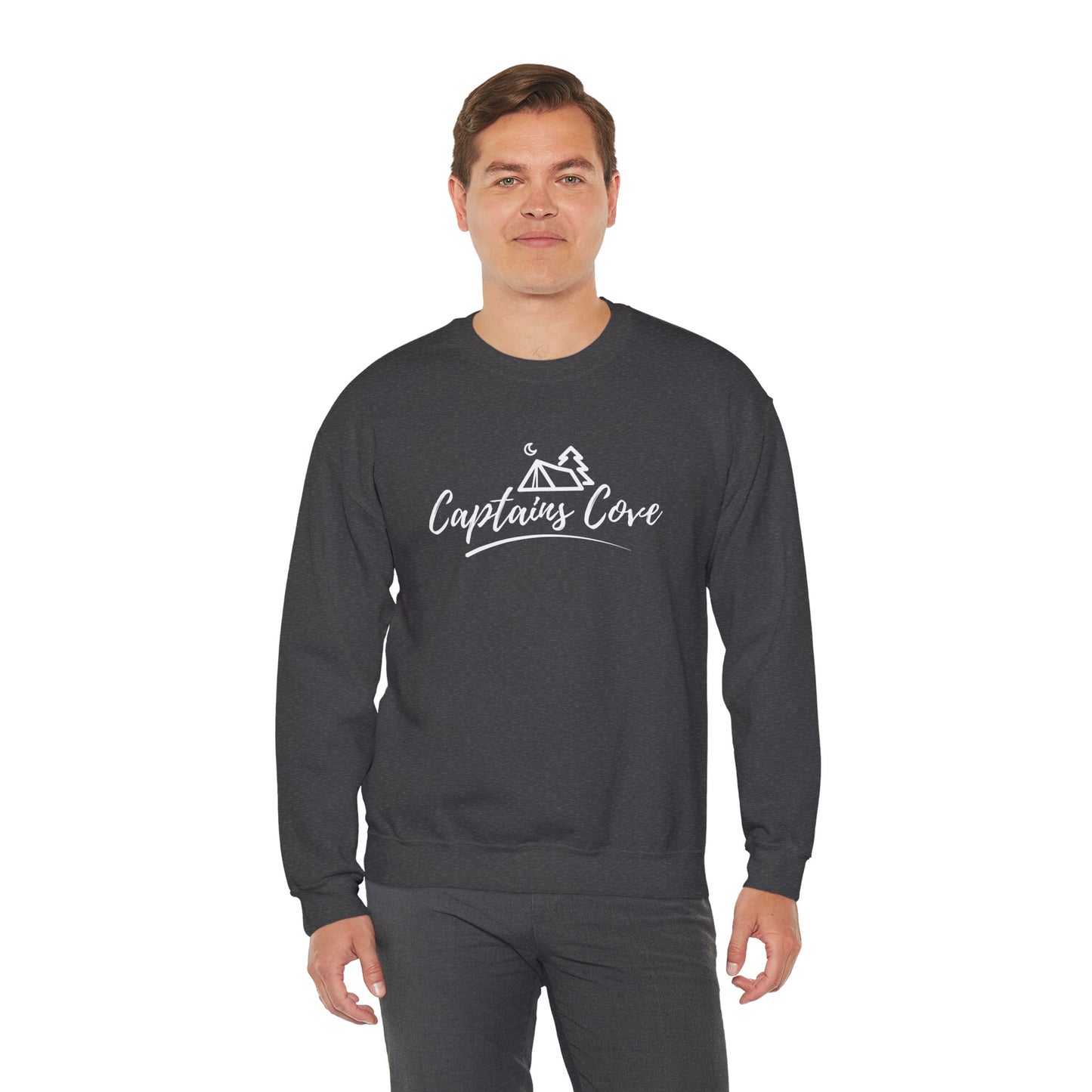 Classic Logo (White) Unisex Heavy Blend™ Crewneck Sweatshirt