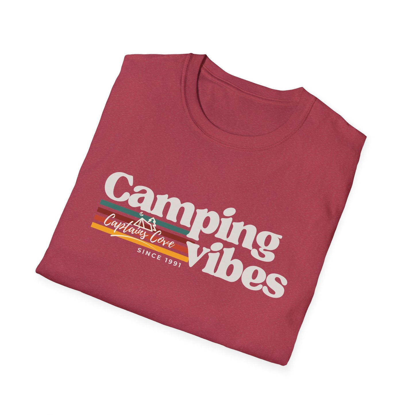 Camping Vibes Unisex Softstyle T-Shirt