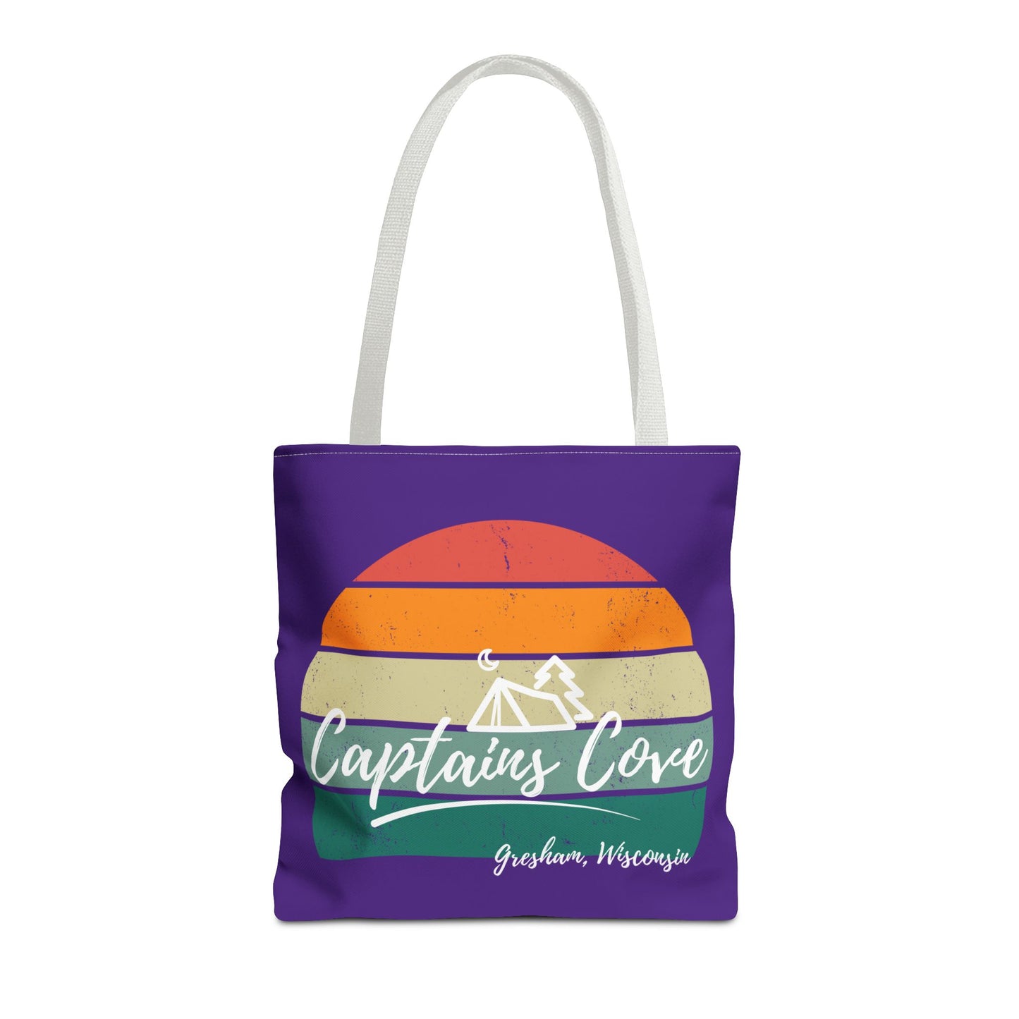 Purple Cove Tote Bag (AOP)