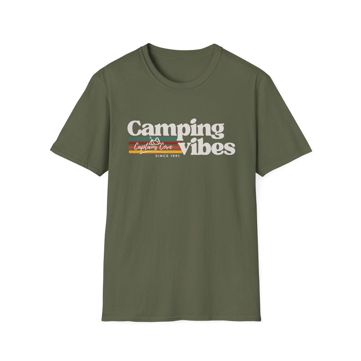 Camping Vibes Unisex Softstyle T-Shirt
