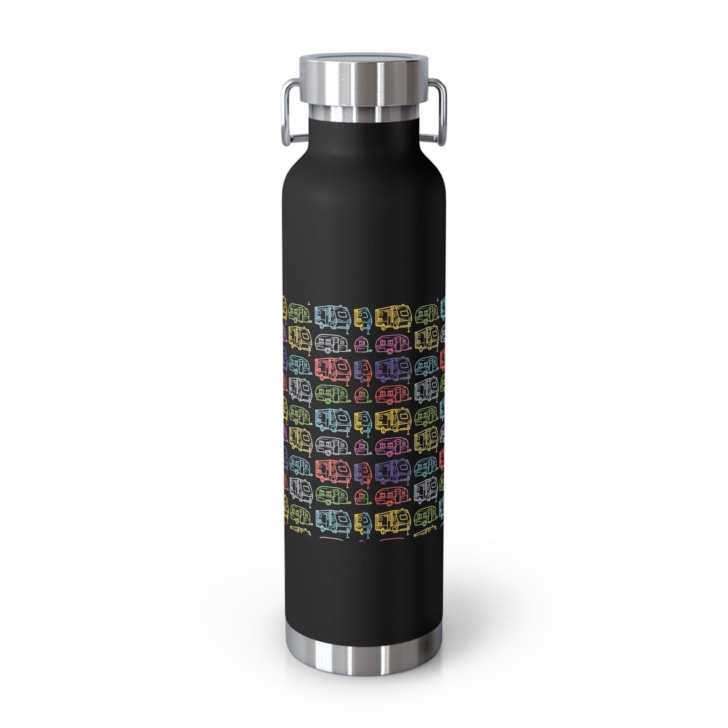 Navy or Black Copper Vacuum Insulated Bottle, 22oz