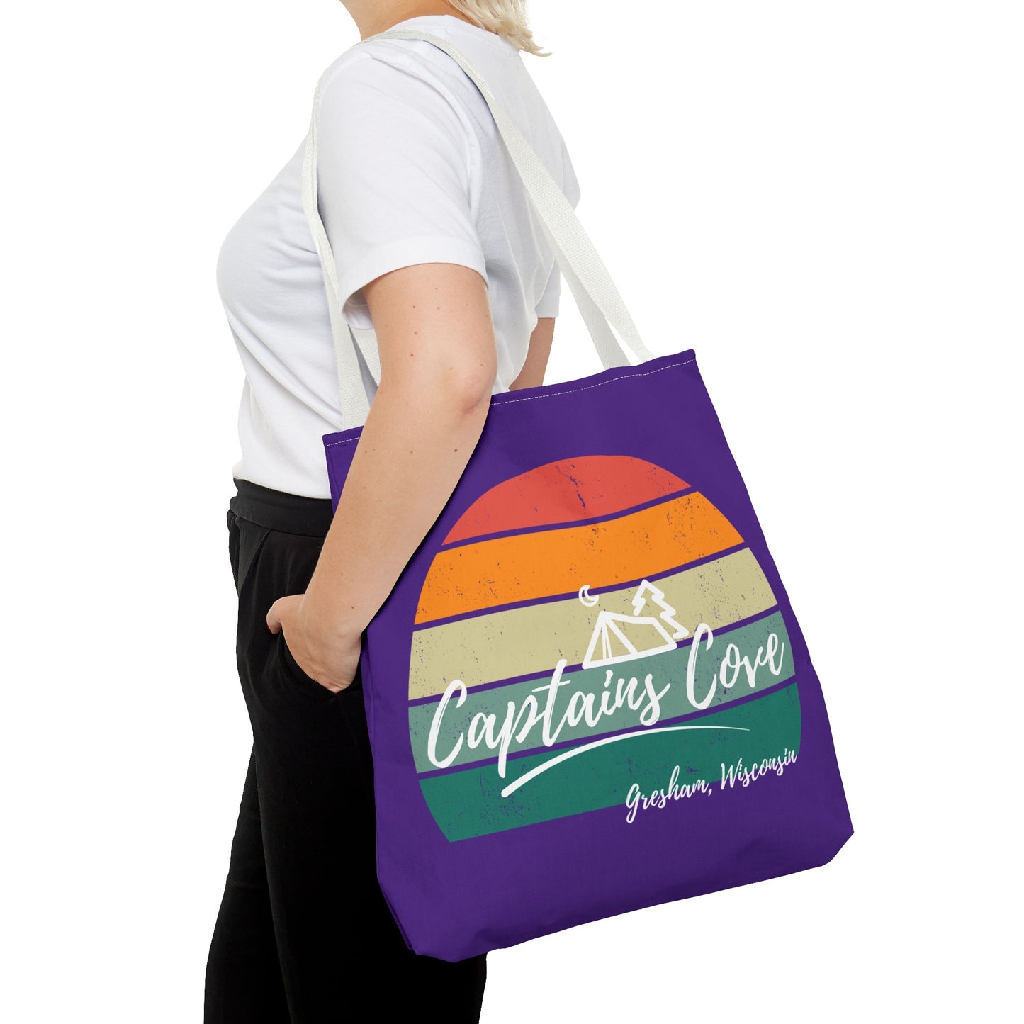 Purple Cove Tote Bag (AOP)