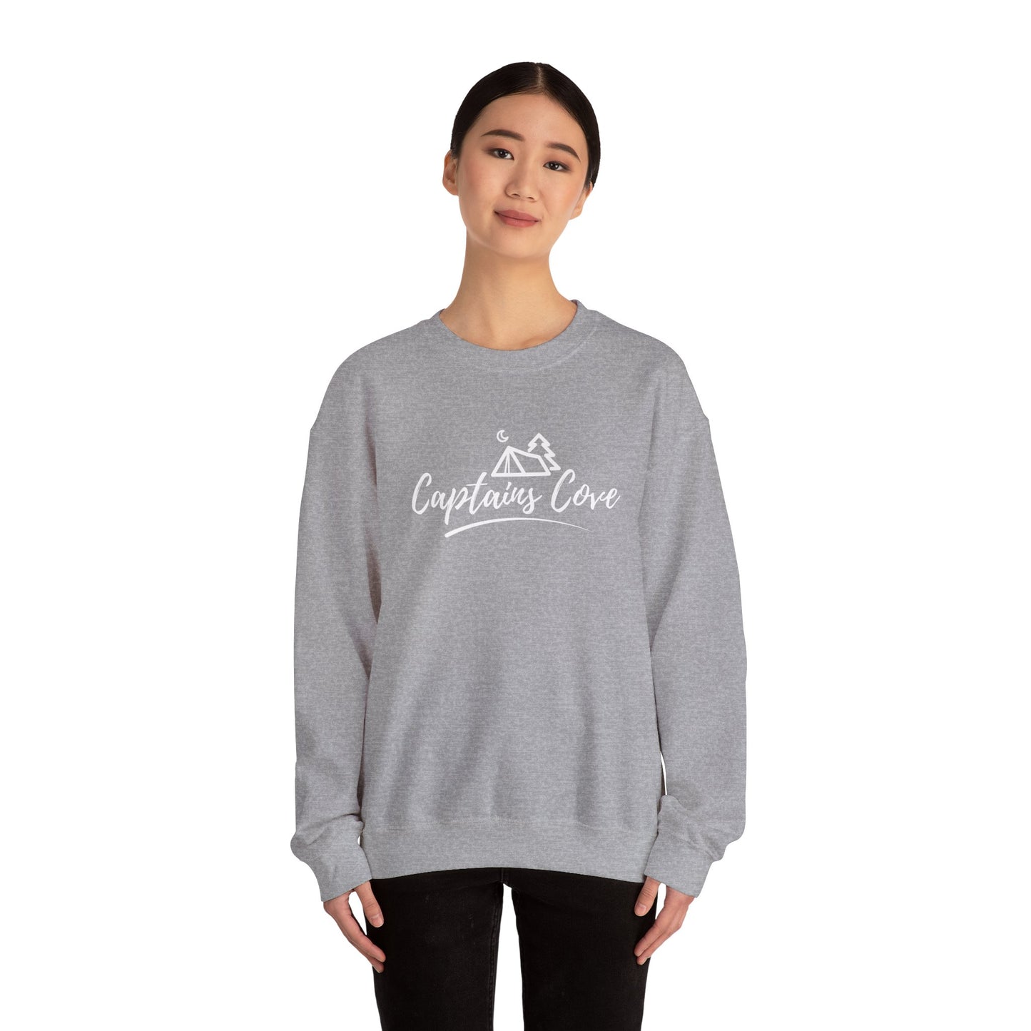Classic Logo (White) Unisex Heavy Blend™ Crewneck Sweatshirt