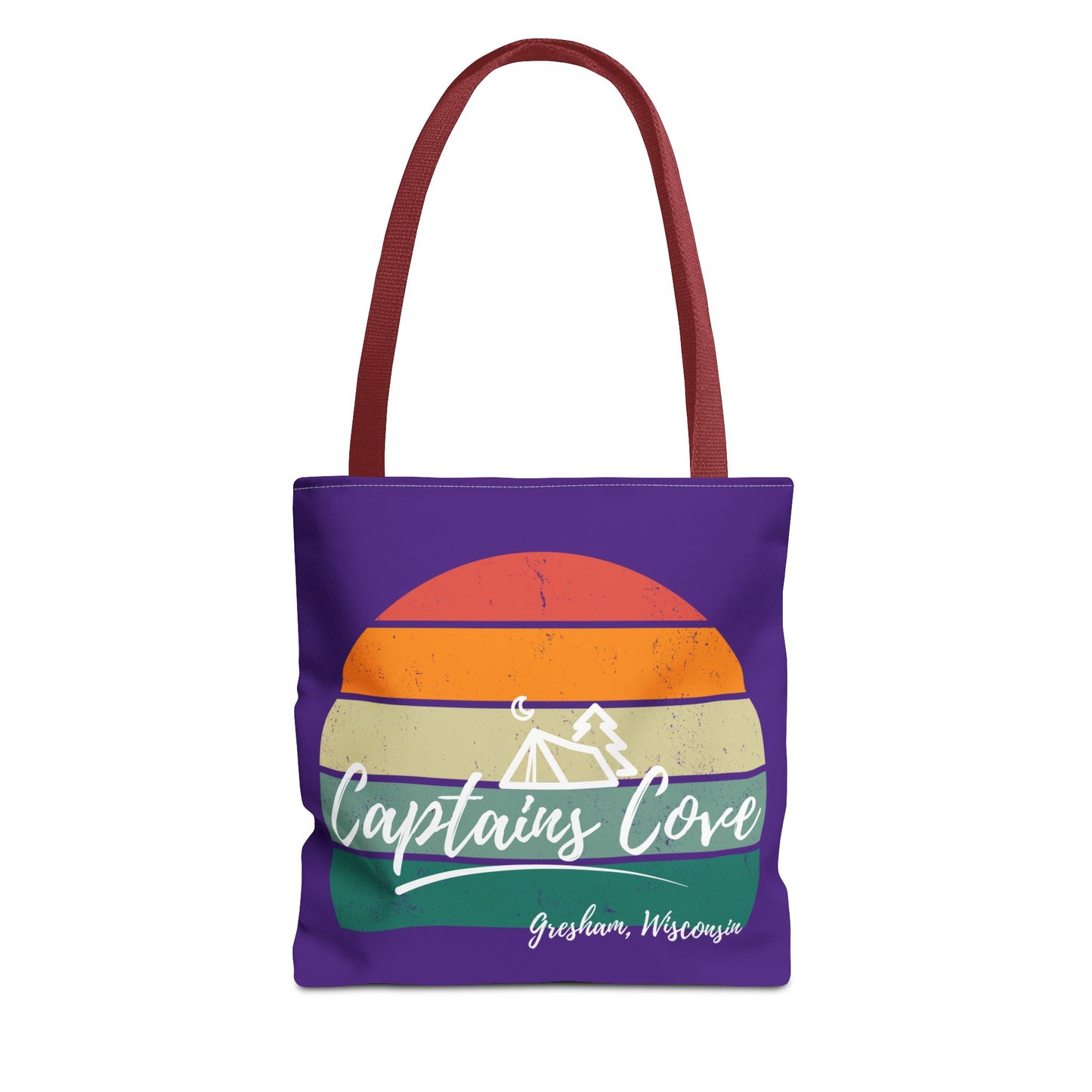 Purple Cove Tote Bag (AOP)