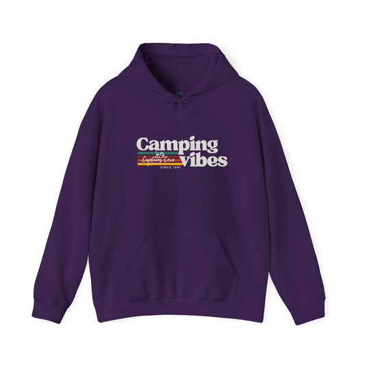 Camping Vibes Unisex Heavy Blend Hoodie - Cozy Nautical Sweatshirt