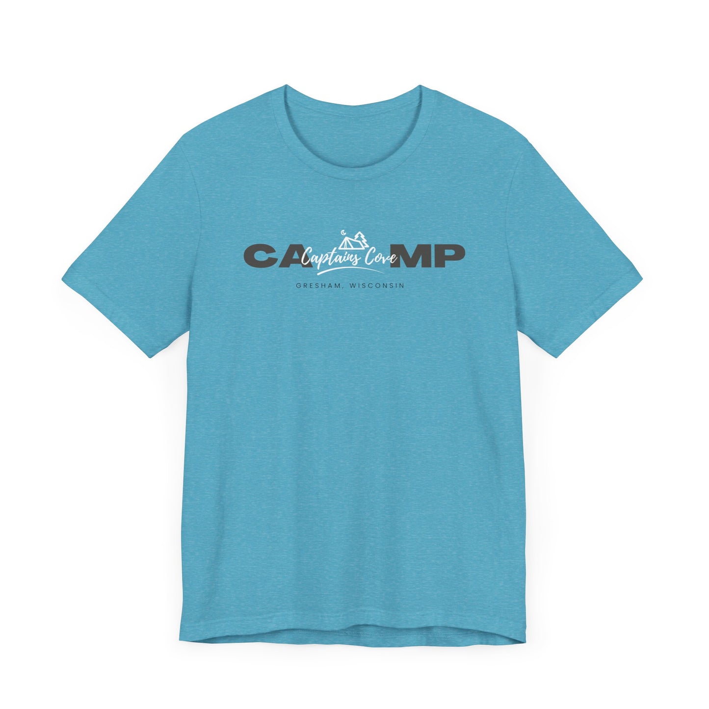 Gray & White Logo- Unisex Jersey Short Sleeve Tee