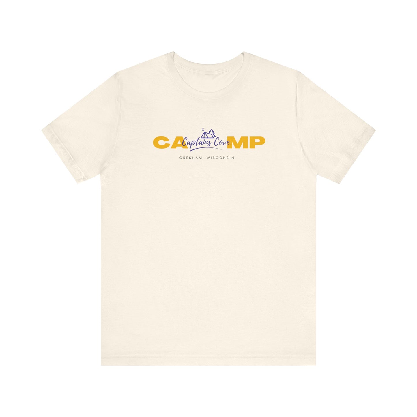 Yellow & Purple Logo - Unisex Jersey Short Sleeve Tee