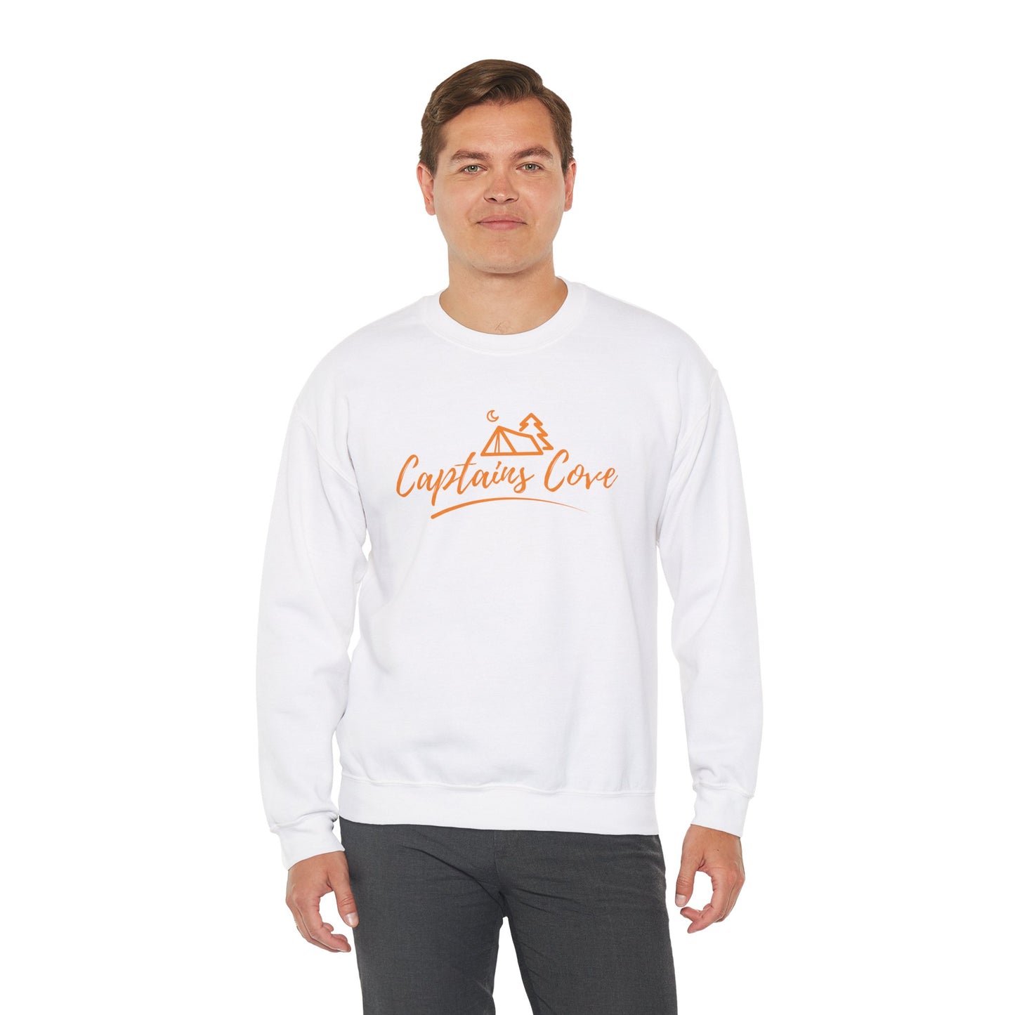 Classic Crew (Gold Print) Unisex Heavy Blend™ Crewneck Sweatshirt