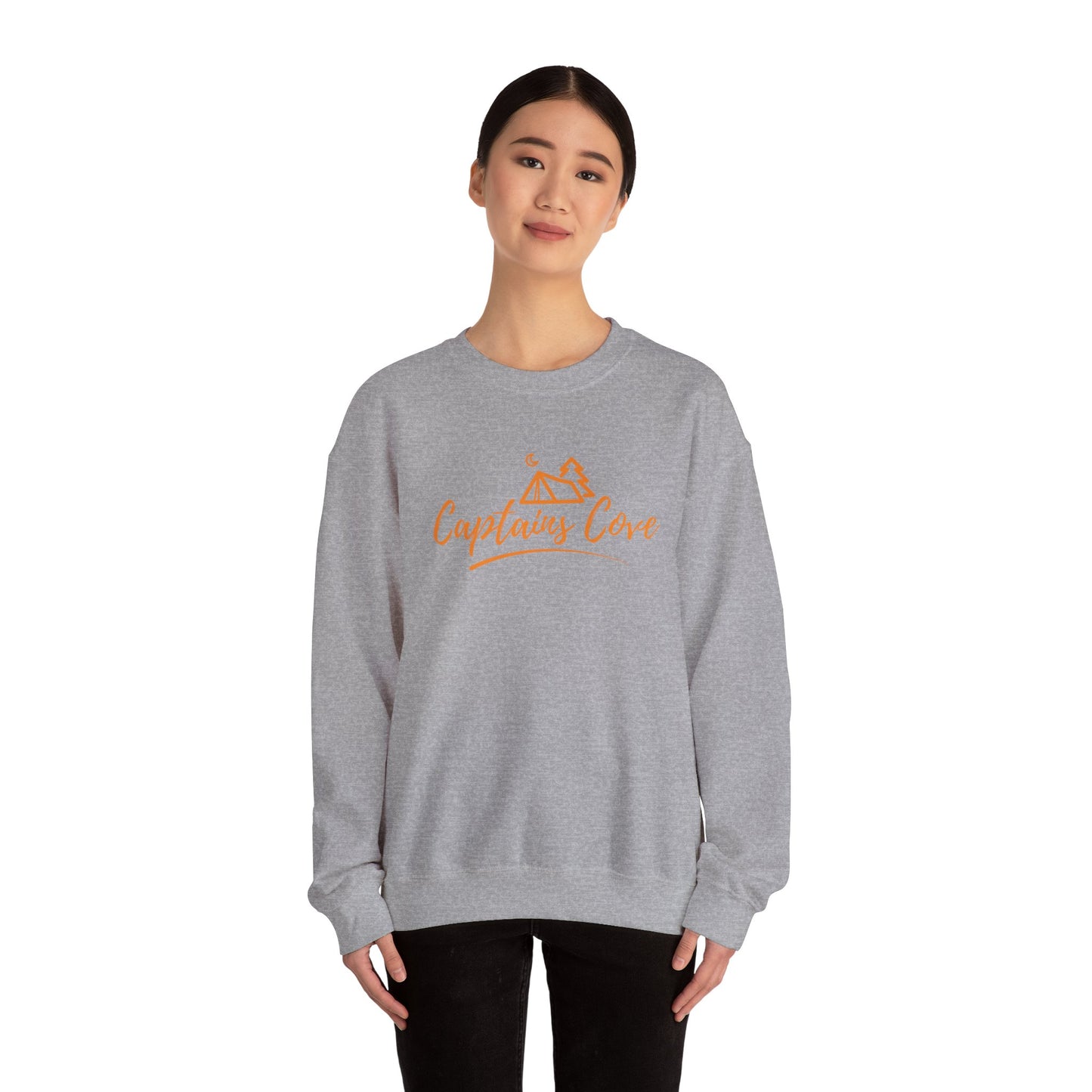 Classic Crew (Gold Print) Unisex Heavy Blend™ Crewneck Sweatshirt