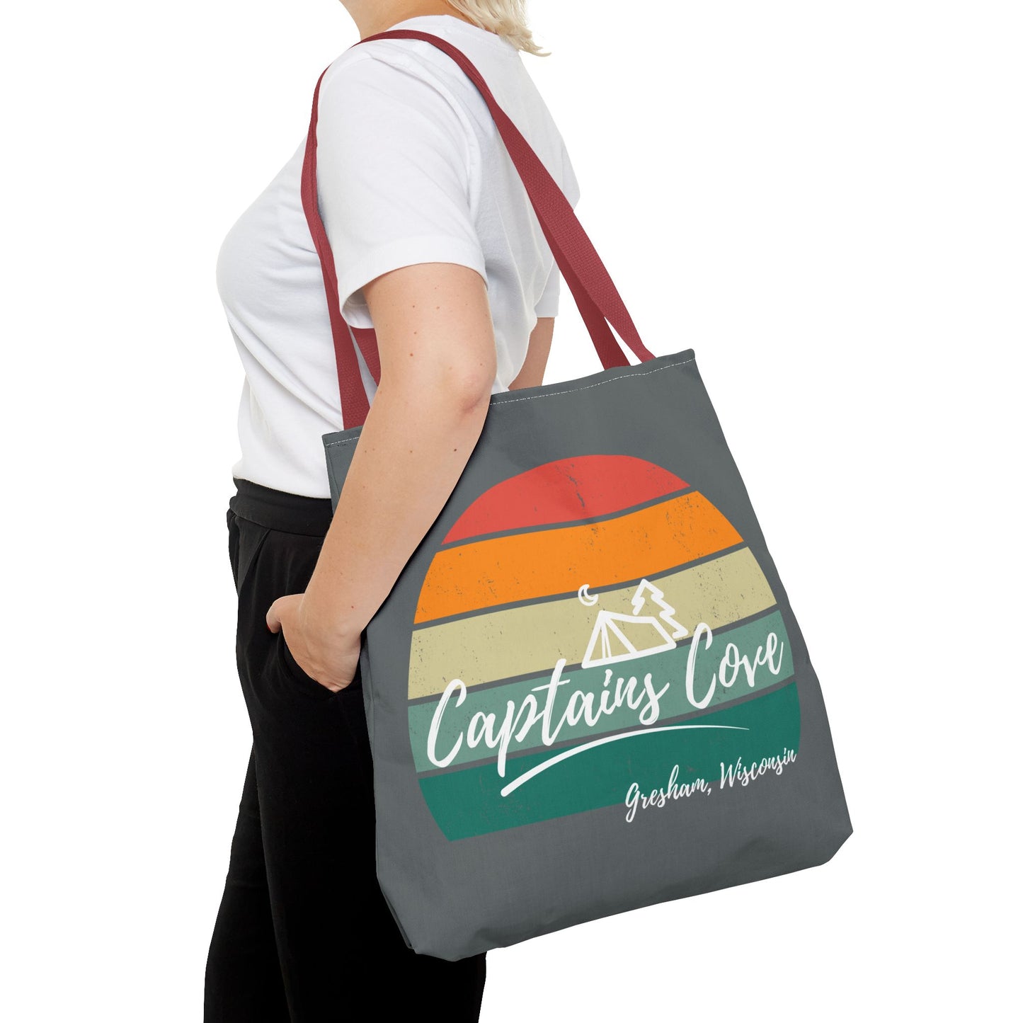 Gray Cove Tote Bag (AOP)