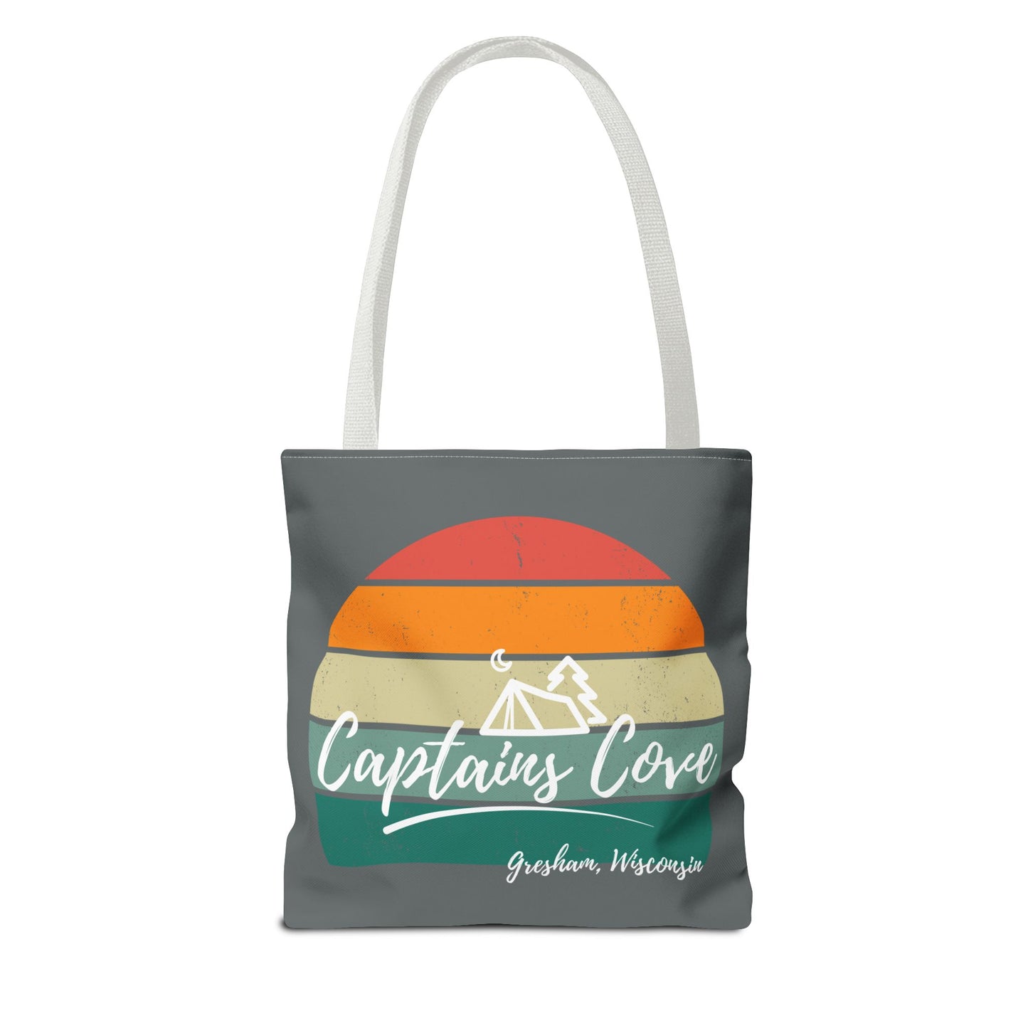 Gray Cove Tote Bag (AOP)