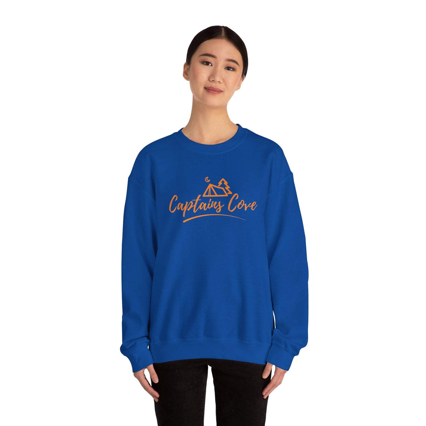 Classic Crew (Gold Print) Unisex Heavy Blend™ Crewneck Sweatshirt