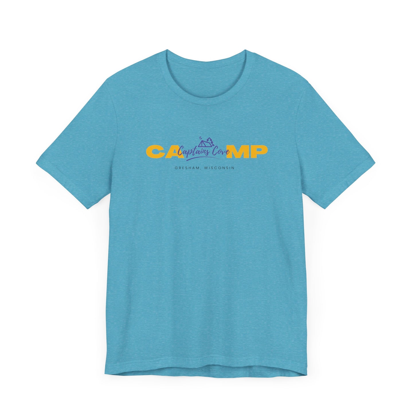 Yellow & Purple Logo - Unisex Jersey Short Sleeve Tee