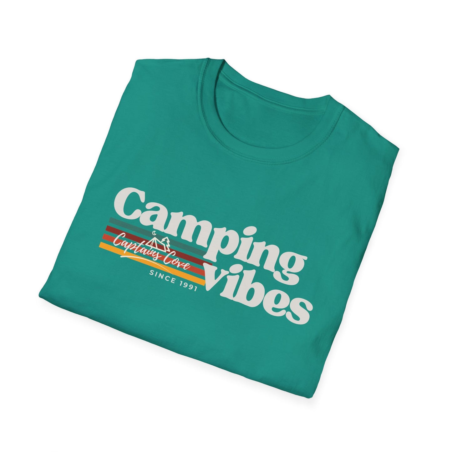 Camping Vibes Unisex Softstyle T-Shirt