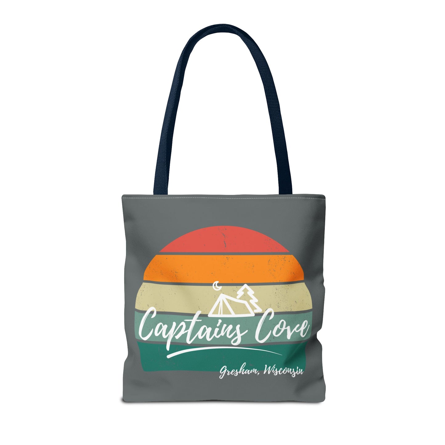 Gray Cove Tote Bag (AOP)
