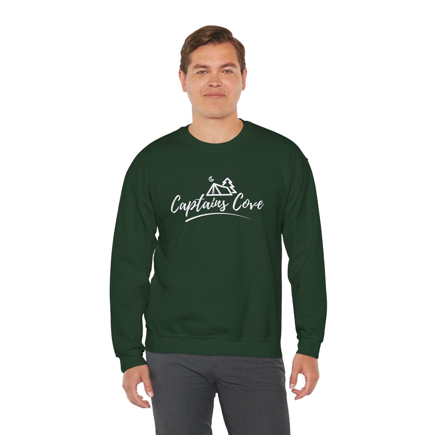 Classic Logo (White) Unisex Heavy Blend™ Crewneck Sweatshirt