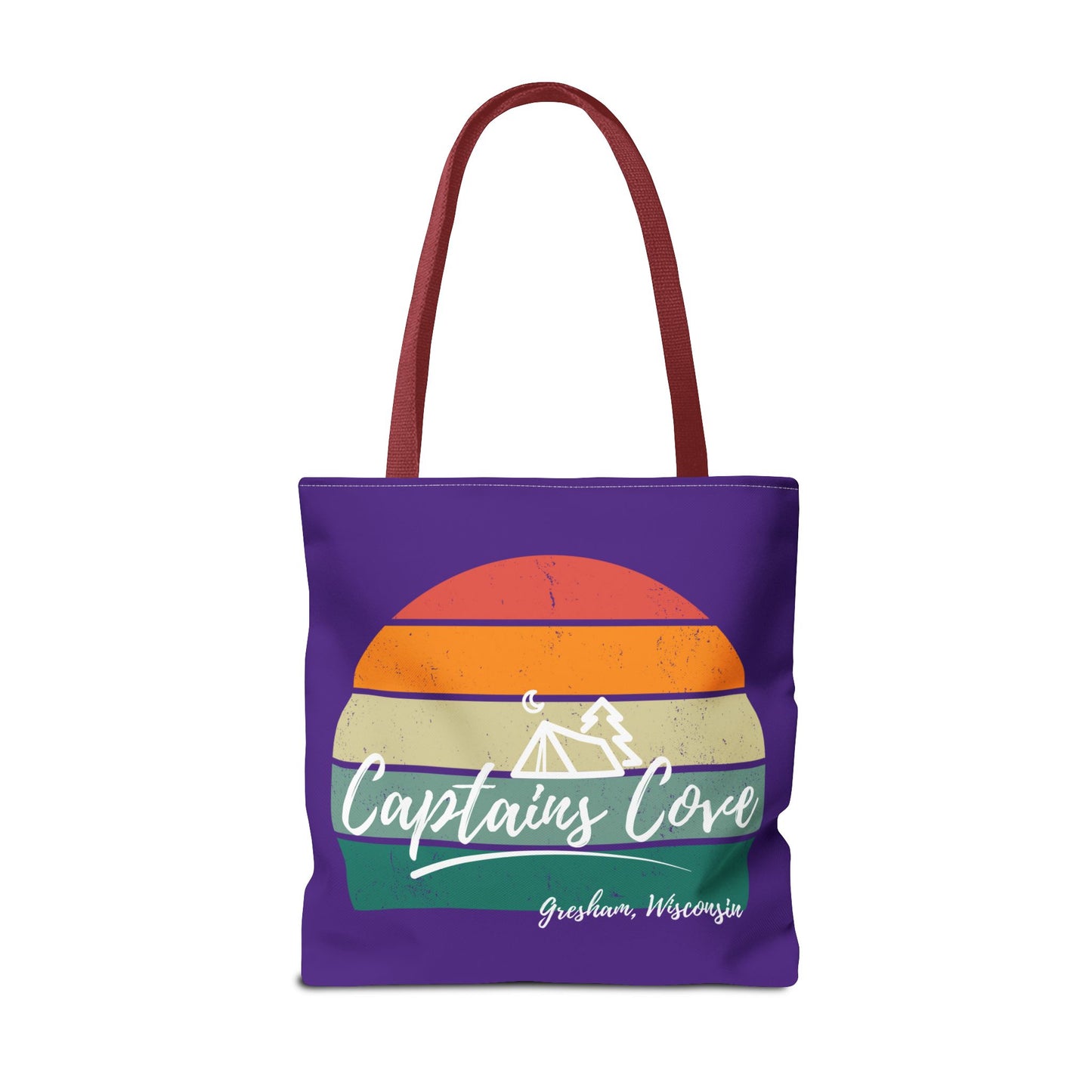 Purple Cove Tote Bag (AOP)