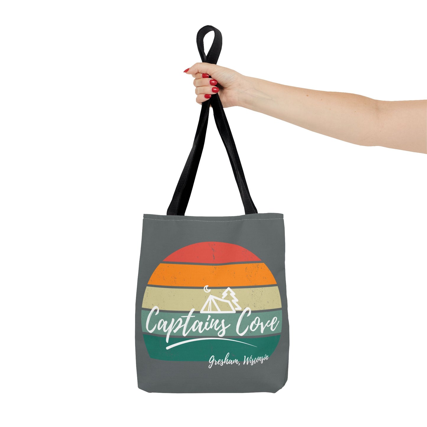 Gray Cove Tote Bag (AOP)