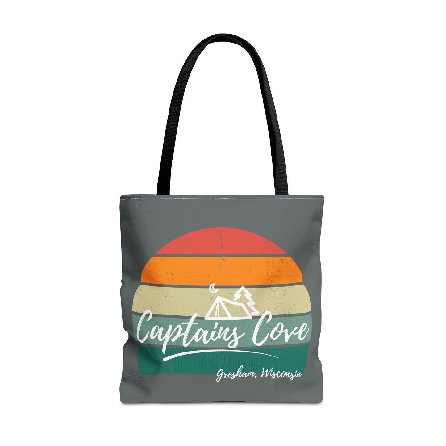 Gray Cove Tote Bag (AOP)