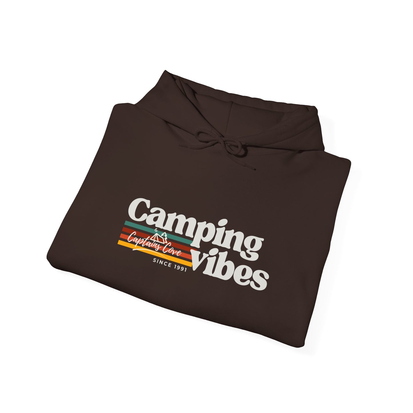 Camping Vibes Unisex Heavy Blend Hoodie - Cozy Nautical Sweatshirt