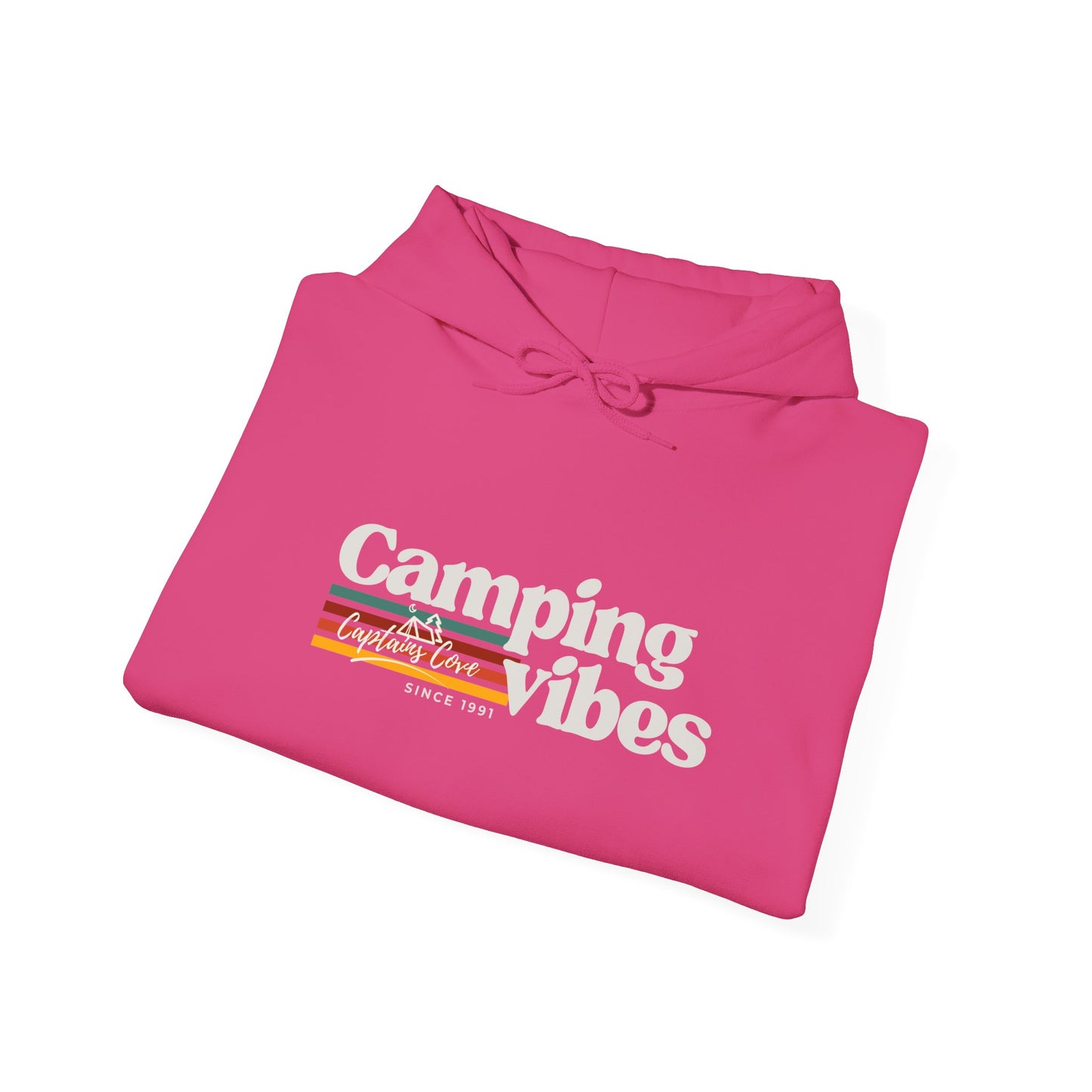 Camping Vibes Unisex Heavy Blend Hoodie - Cozy Nautical Sweatshirt