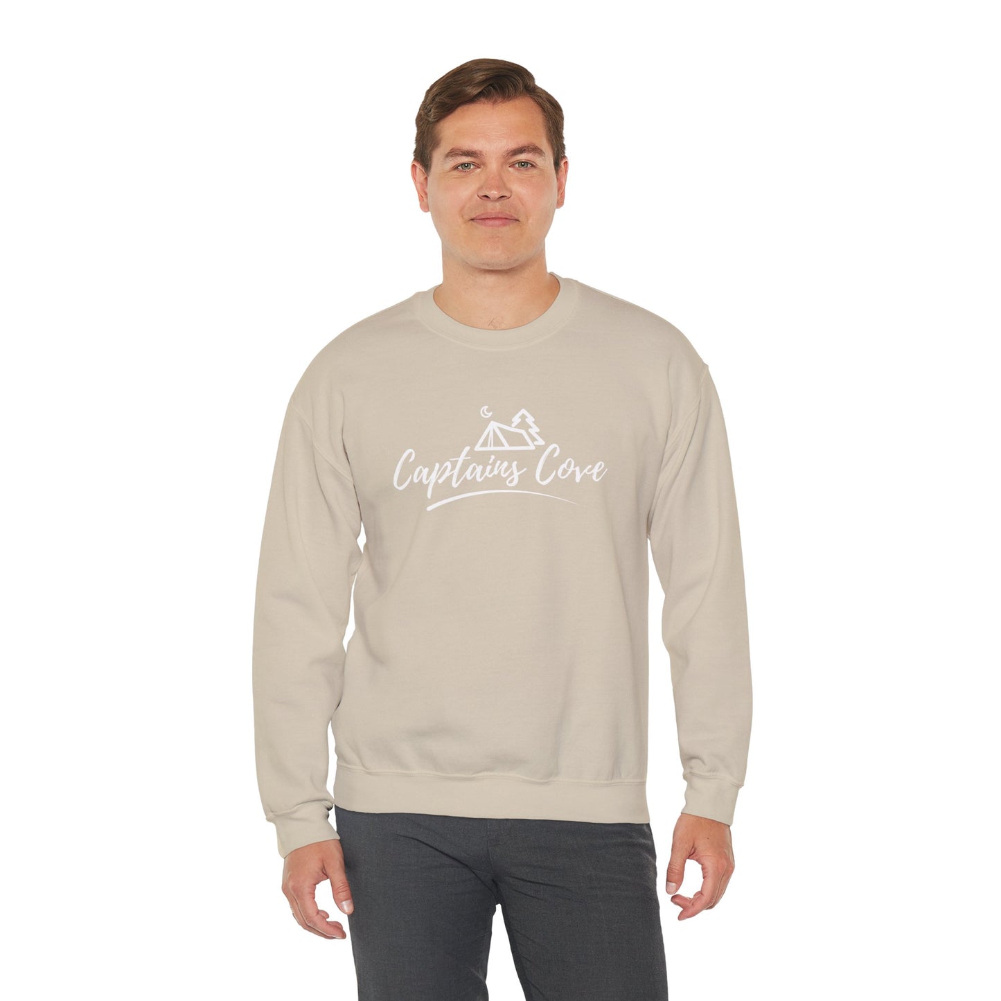 Classic Logo (White) Unisex Heavy Blend™ Crewneck Sweatshirt
