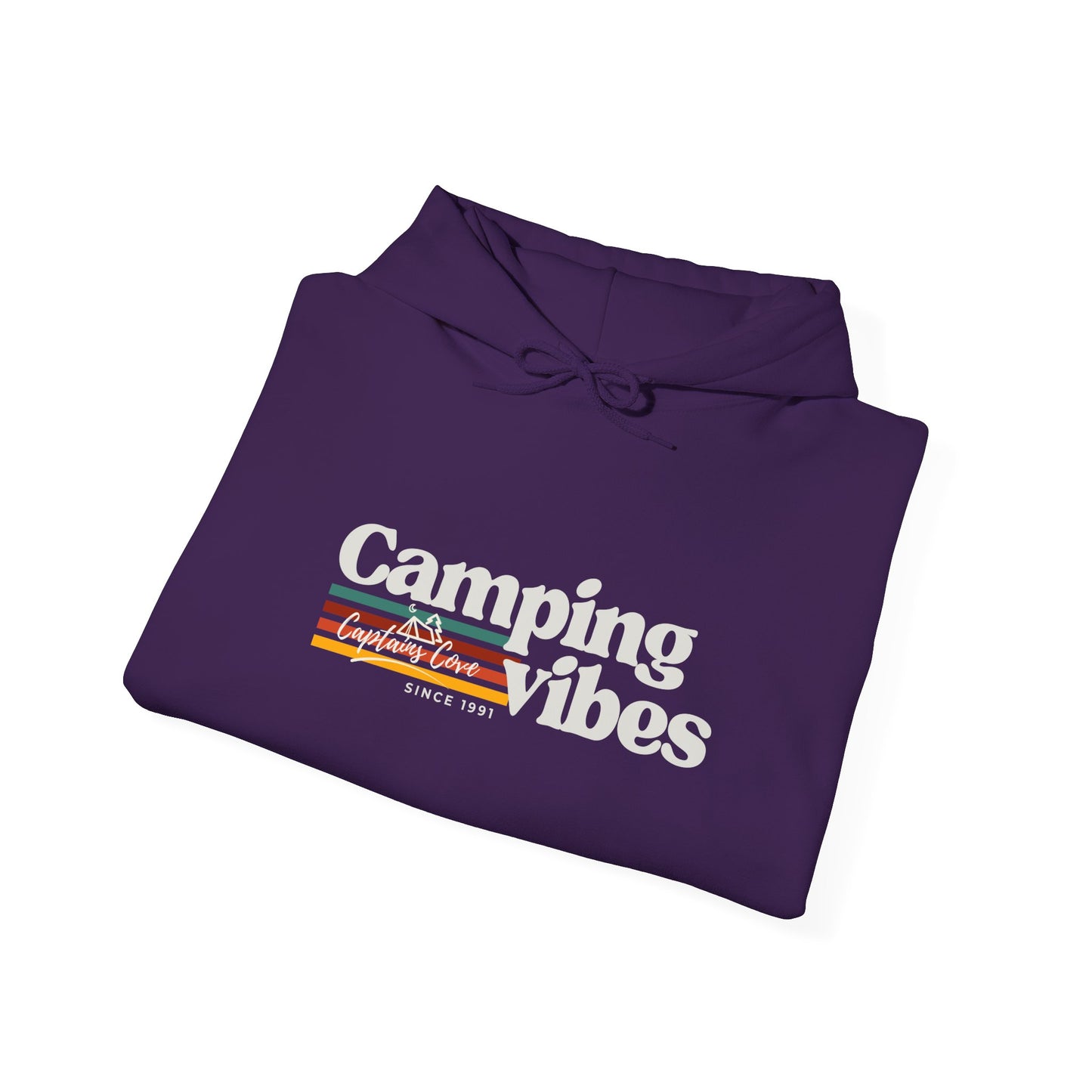 Camping Vibes Unisex Heavy Blend Hoodie - Cozy Nautical Sweatshirt