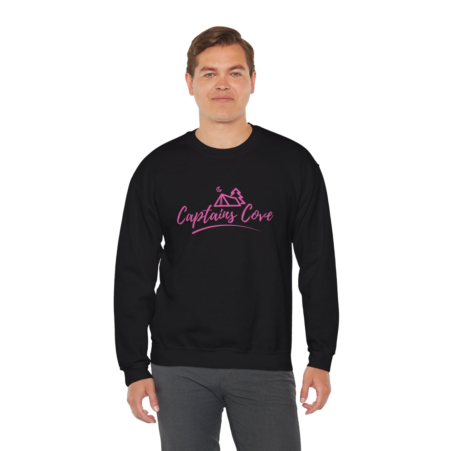 Classic Logo - (Pink) Unisex Heavy Blend™ Crewneck Sweatshirt
