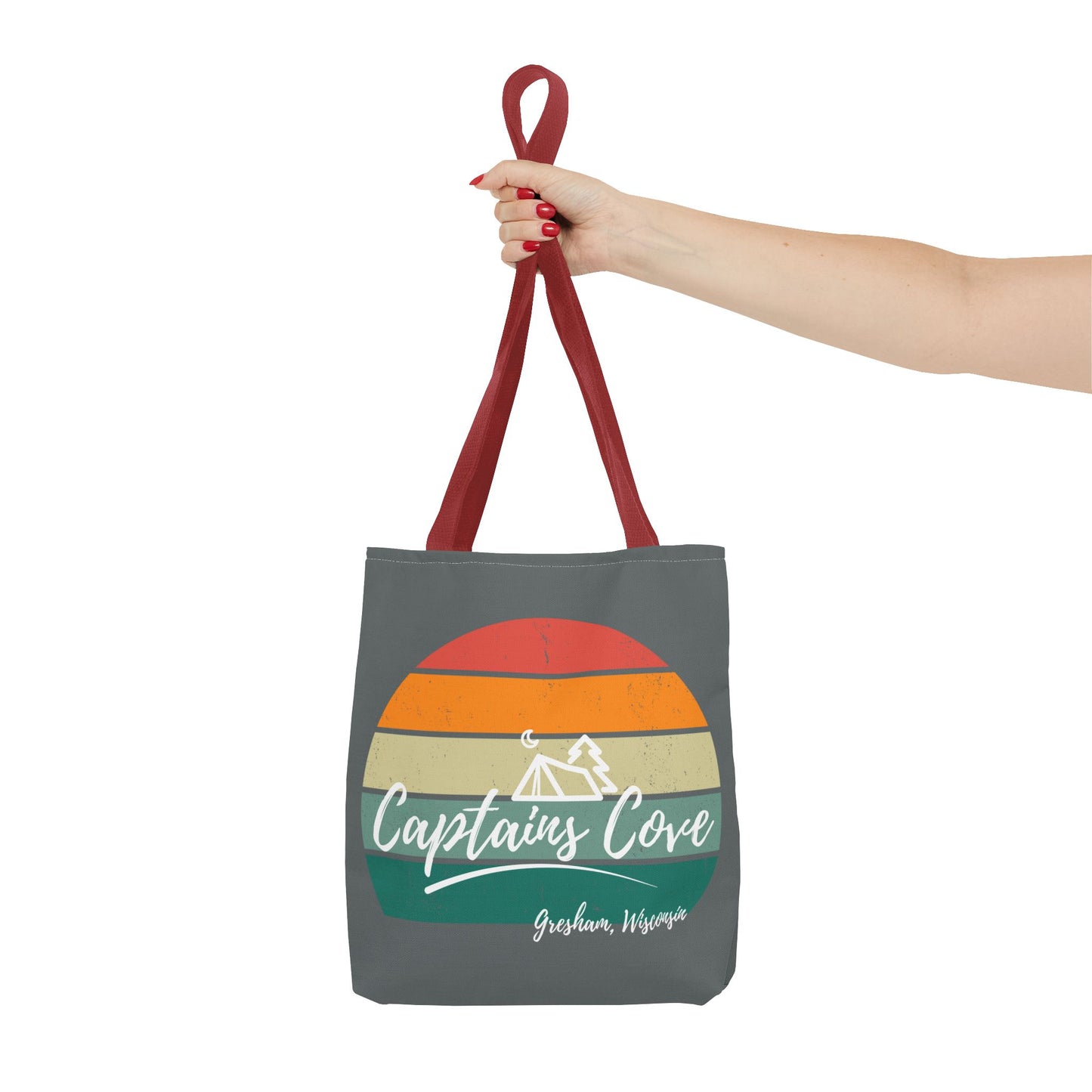 Gray Cove Tote Bag (AOP)