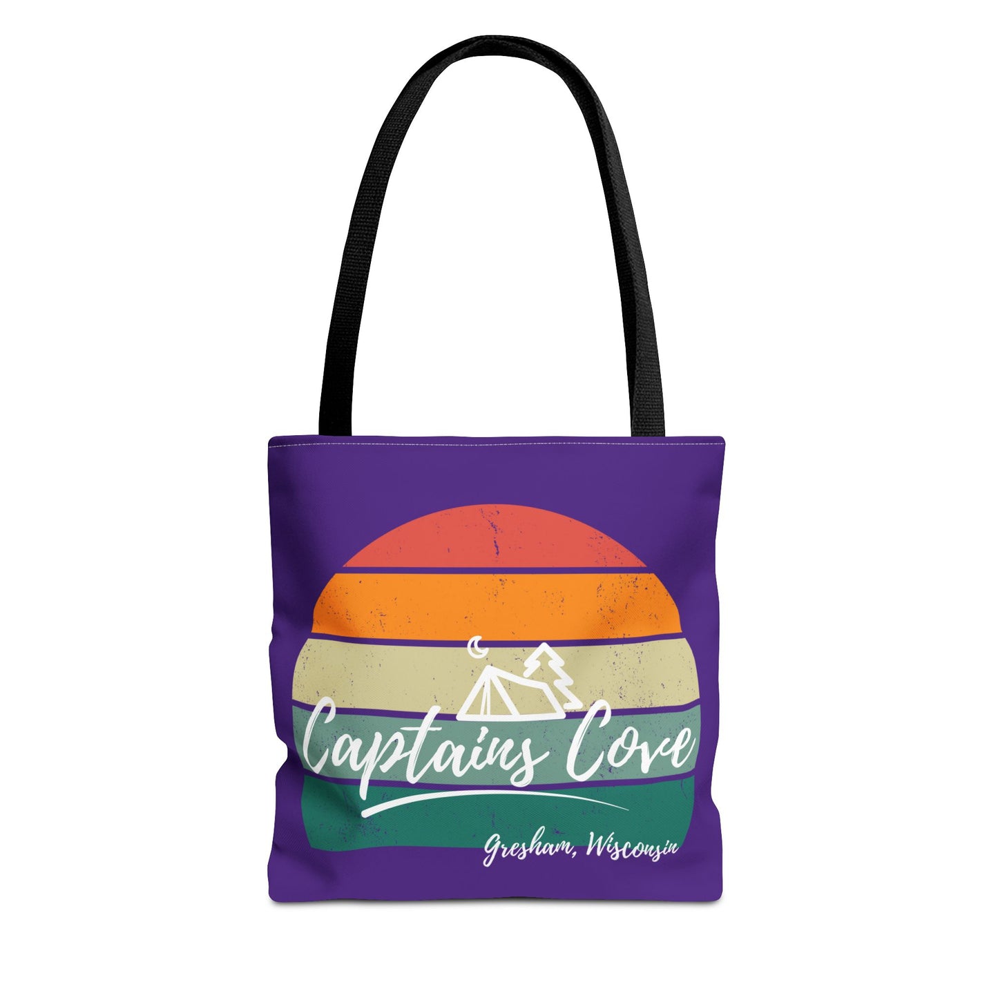 Purple Cove Tote Bag (AOP)
