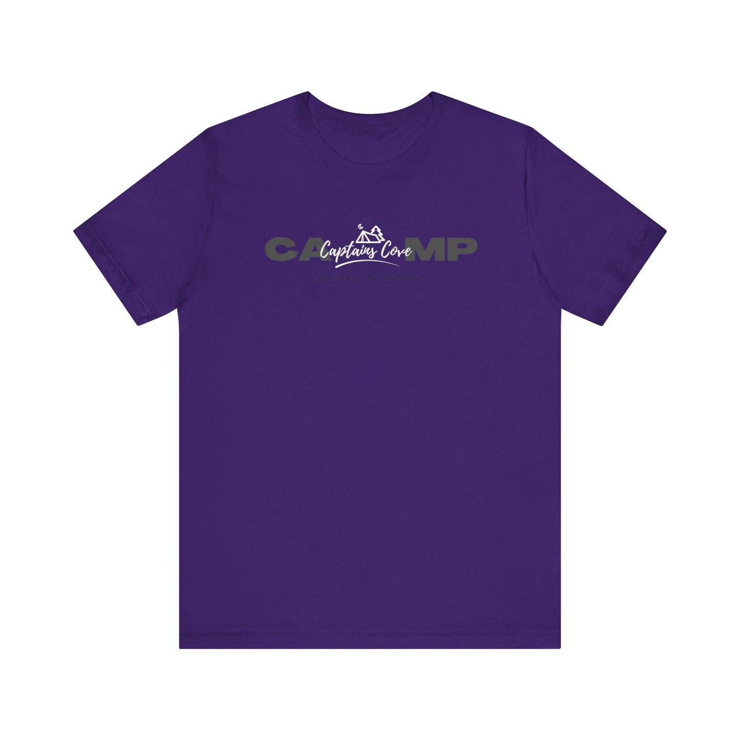 Gray & White Logo- Unisex Jersey Short Sleeve Tee