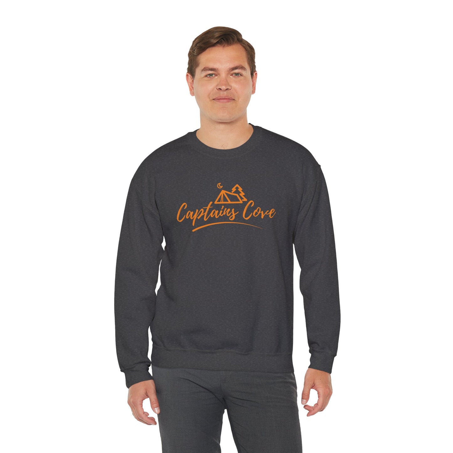 Classic Crew (Gold Print) Unisex Heavy Blend™ Crewneck Sweatshirt