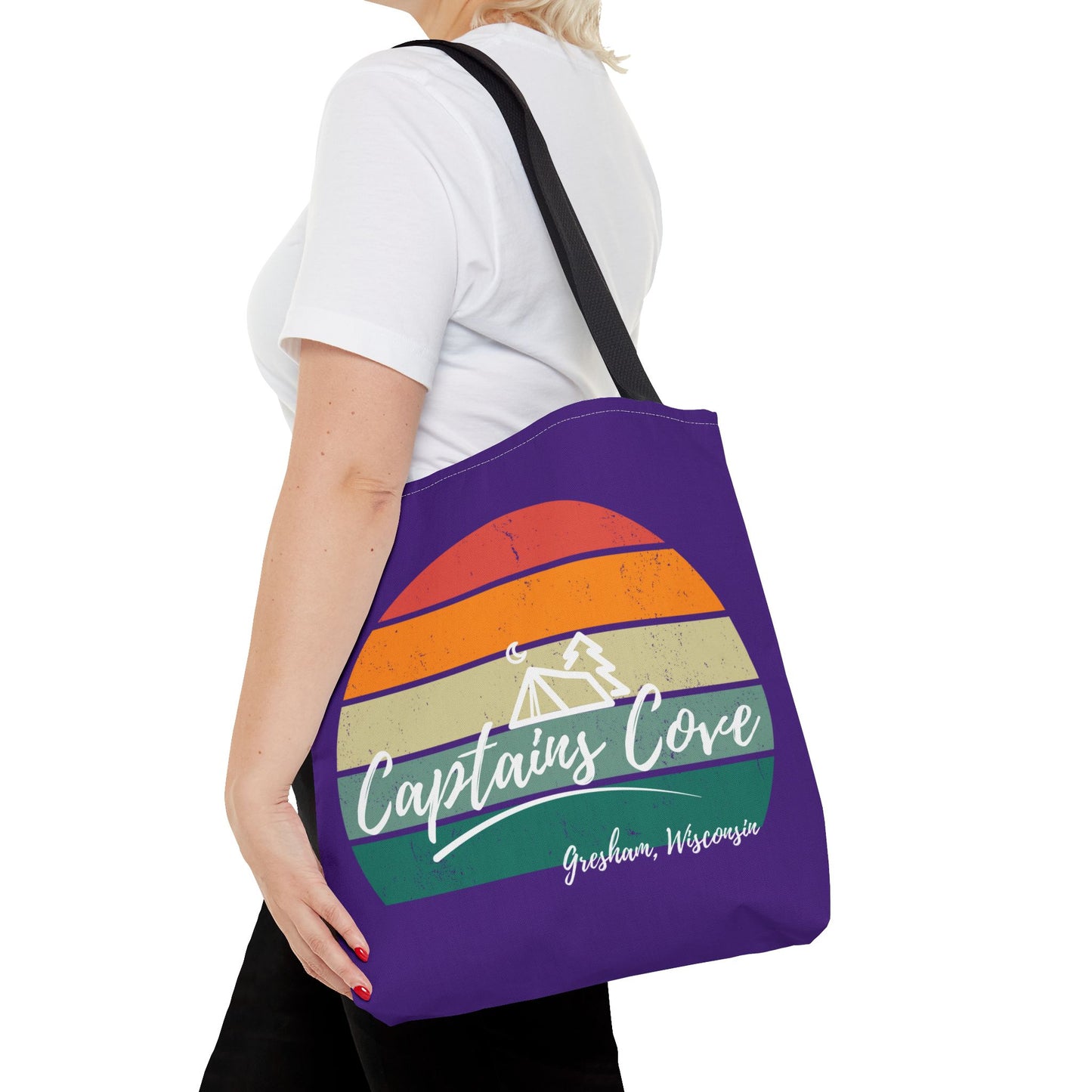 Purple Cove Tote Bag (AOP)