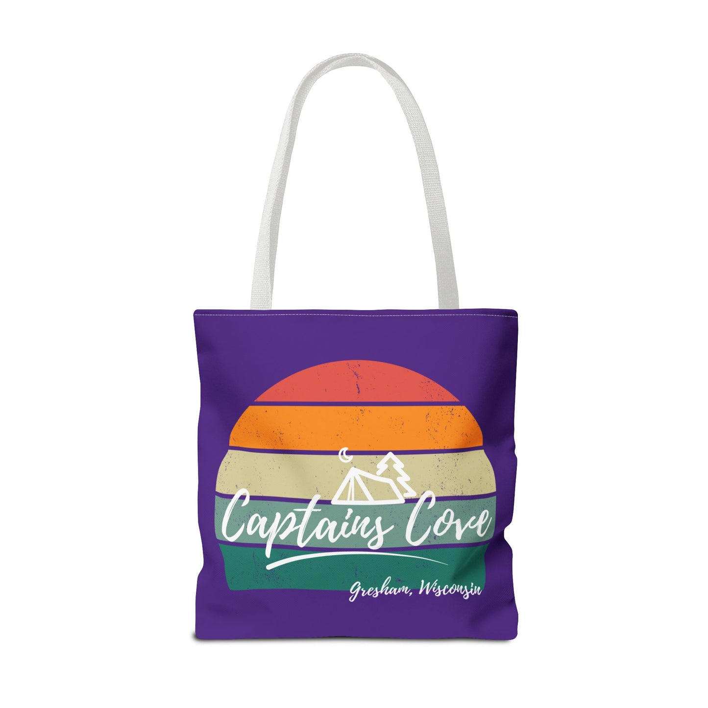 Purple Cove Tote Bag (AOP)