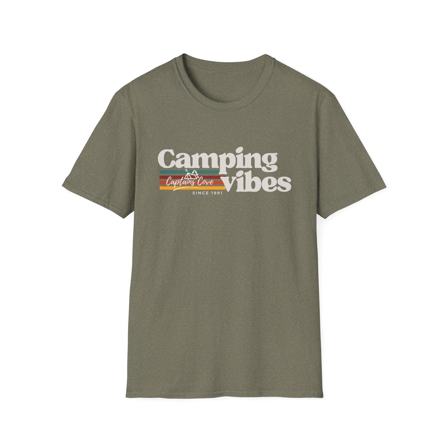 Camping Vibes Unisex Softstyle T-Shirt