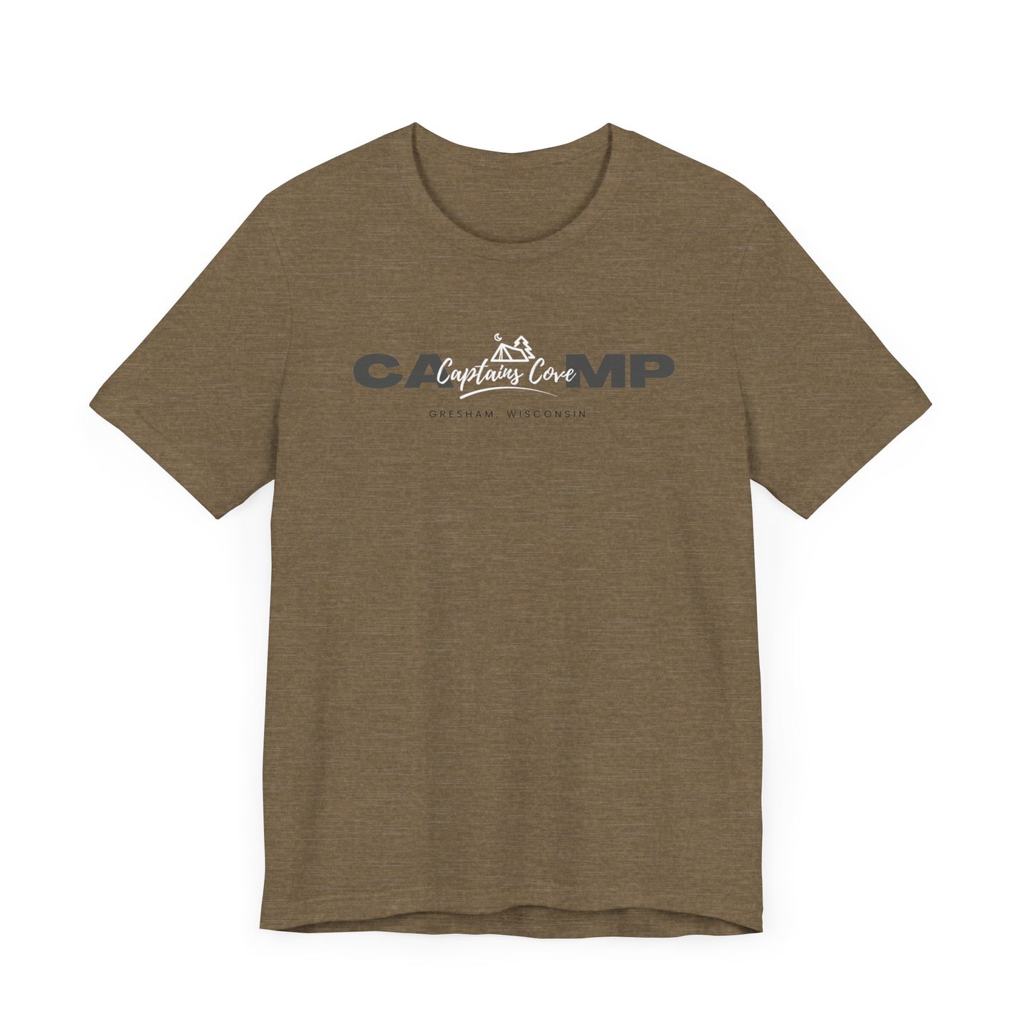 Gray & White Logo- Unisex Jersey Short Sleeve Tee