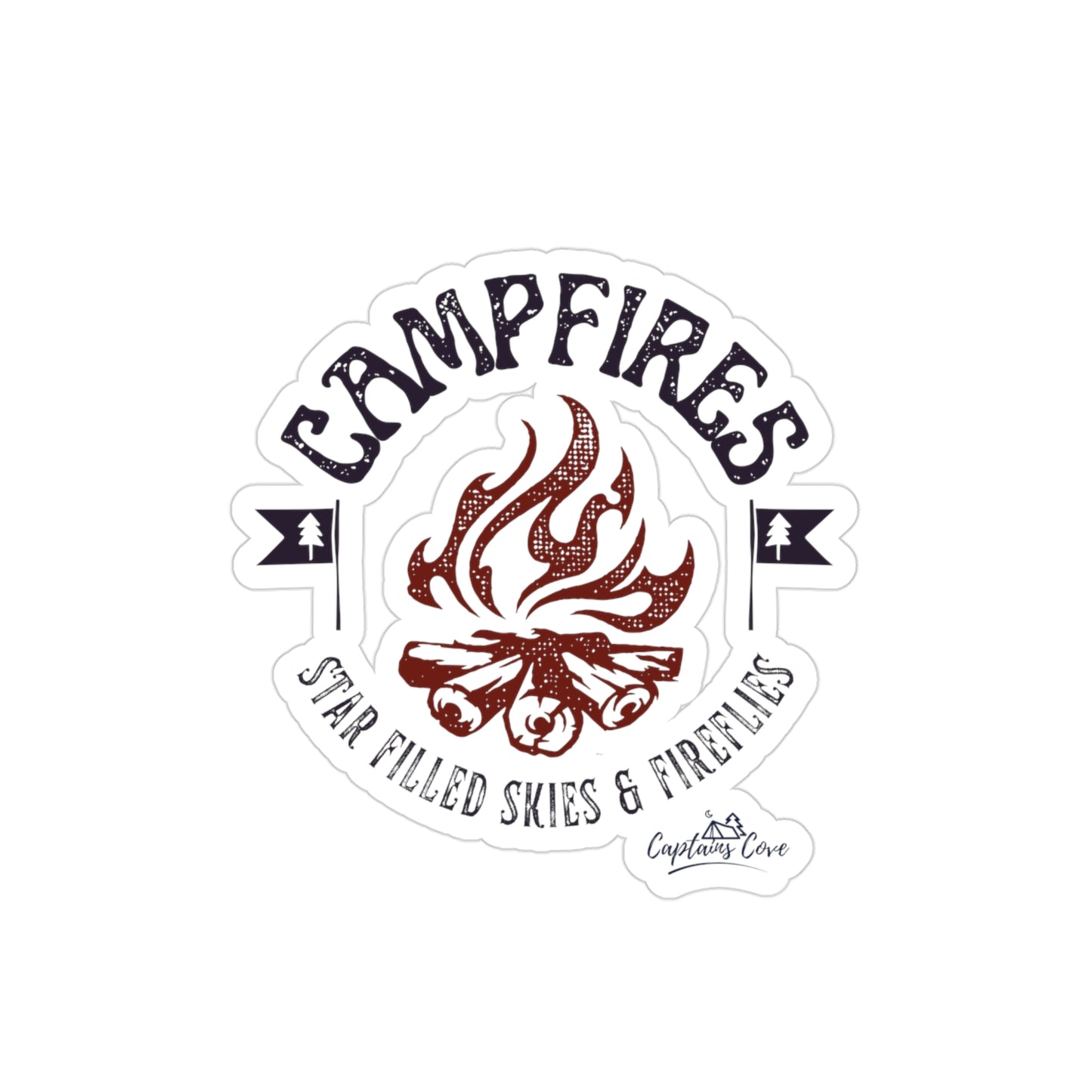 Transparent Outdoor Stickers, Die-Cut, 1pc