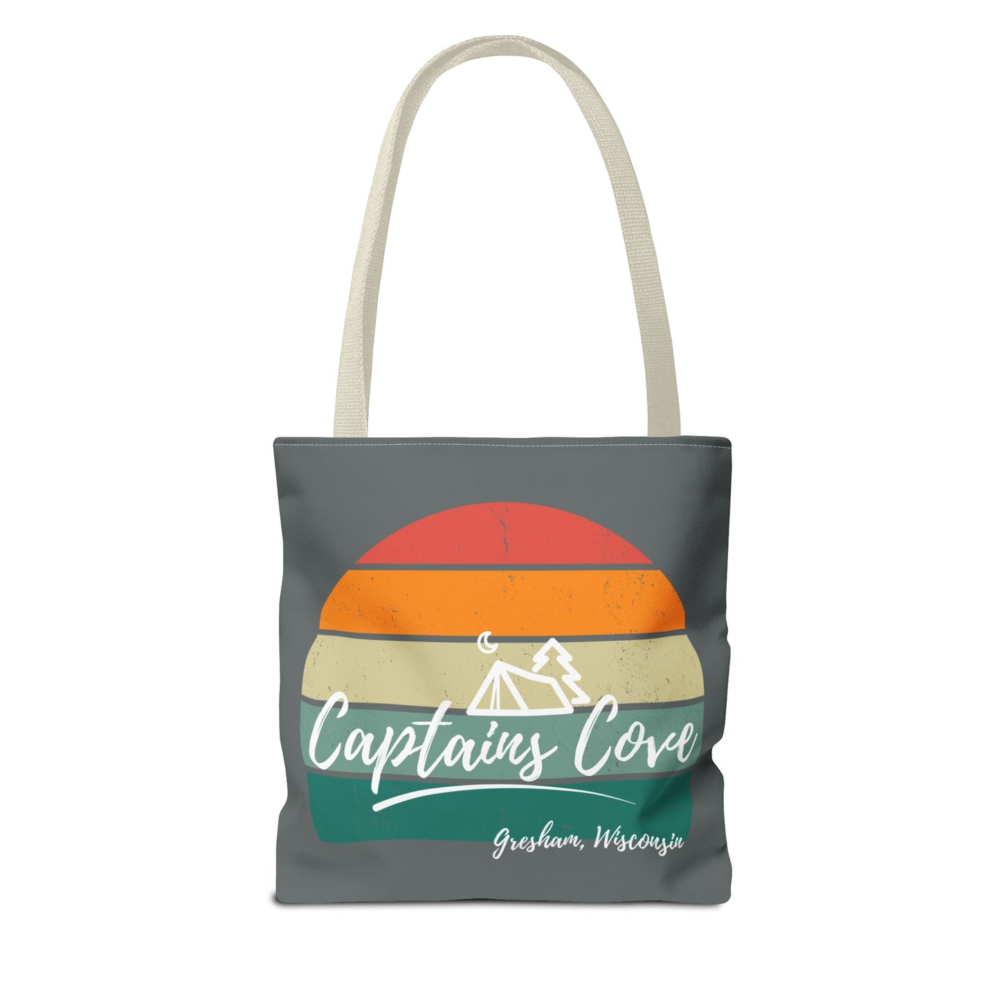 Gray Cove Tote Bag (AOP)