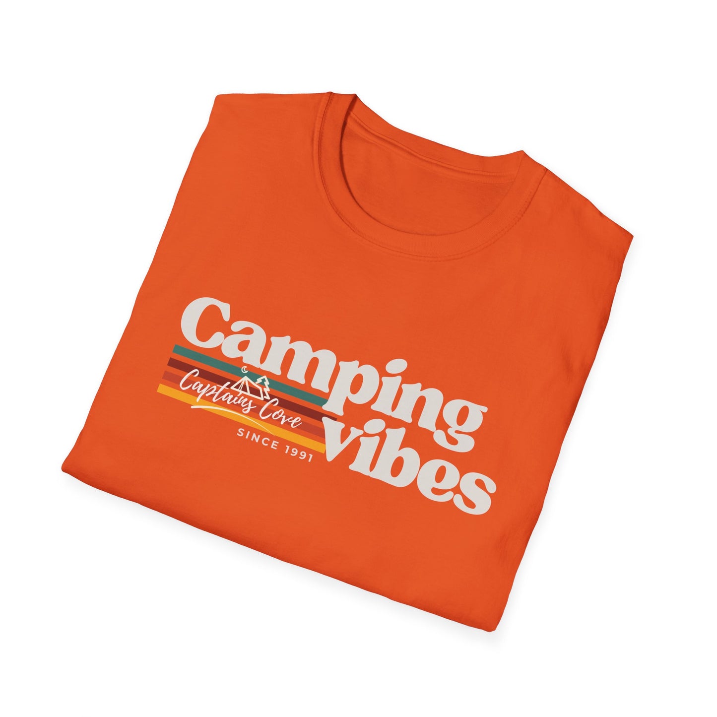 Camping Vibes Unisex Softstyle T-Shirt