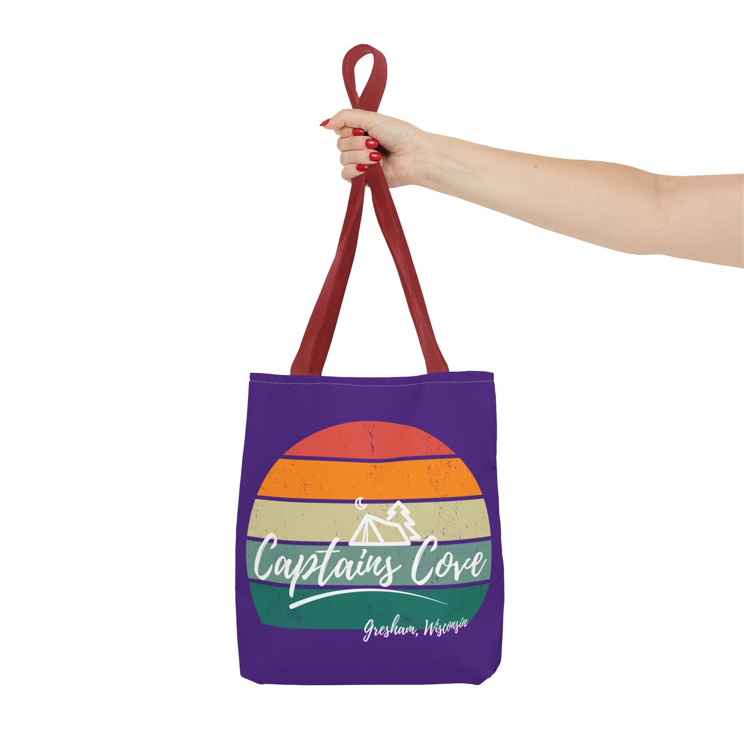Purple Cove Tote Bag (AOP)
